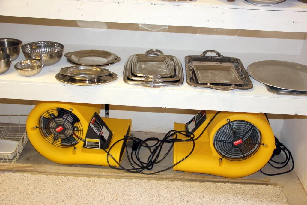 2- Heavy Duty Dayton Portable Blower Fans