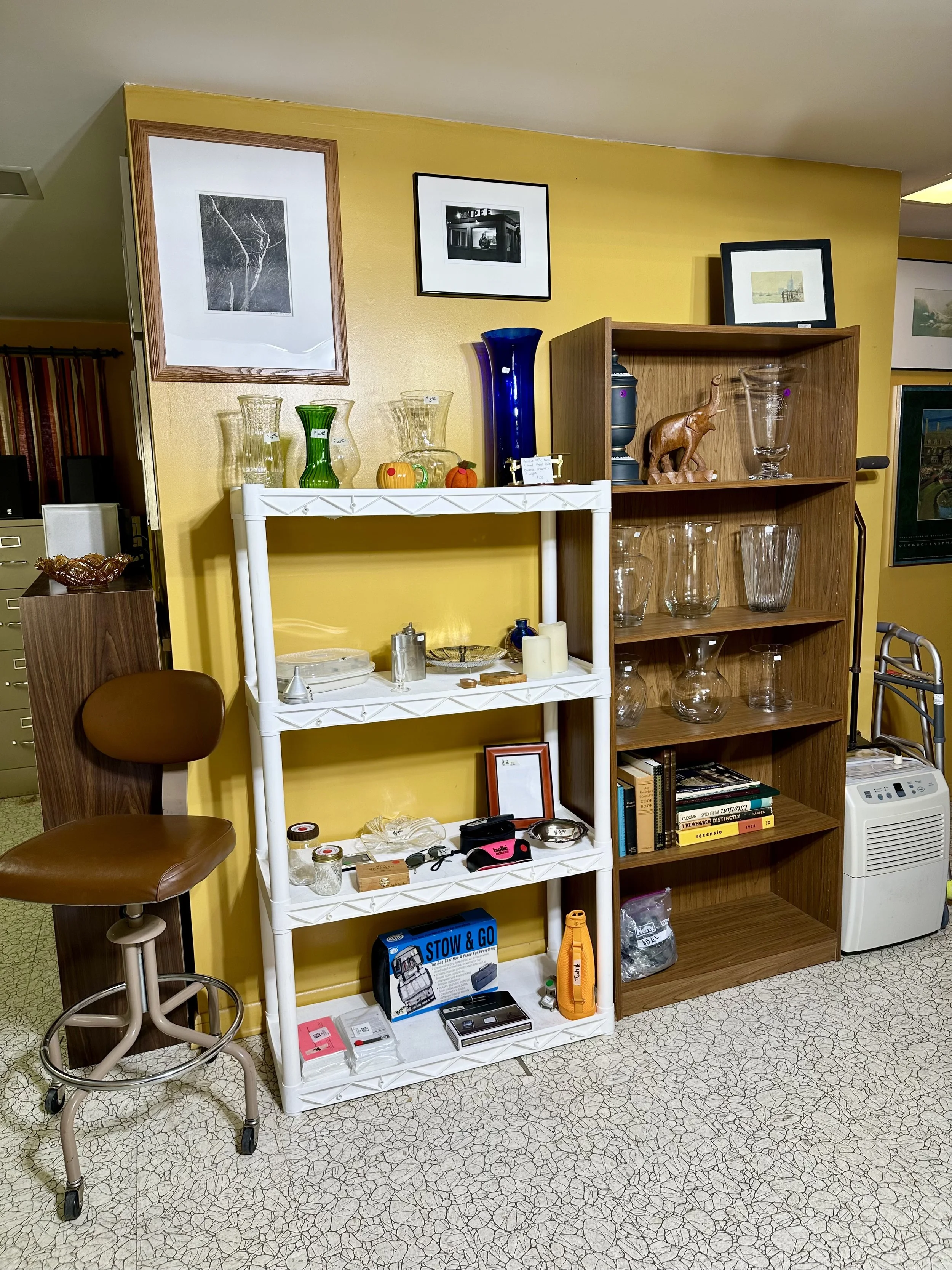 various home decor and vases