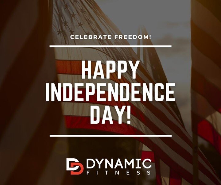 Happy Independence Day! Celebrate your freedom with a workout. 🇺🇸