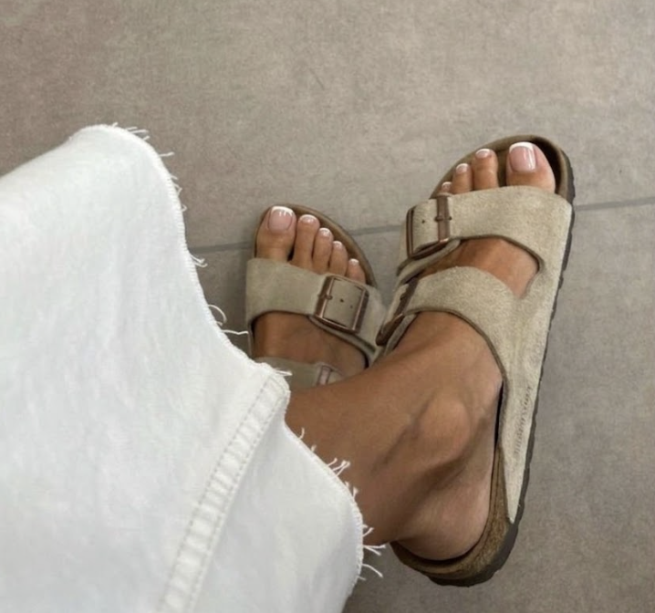 pedicure french the nail box tamarindo