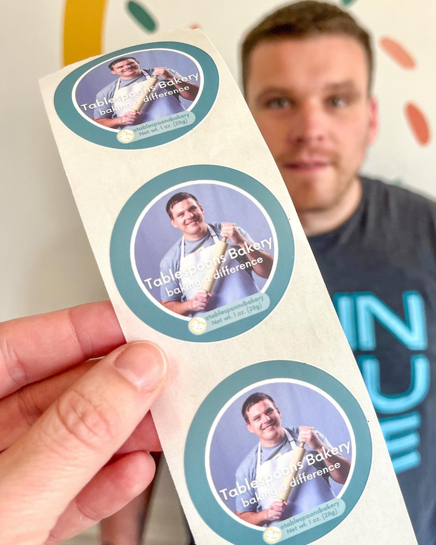 Our bakers stickers are one the special touches we use for our packaging - each features of the fantastic humans on our team. 

Check out Christopher&rsquo;s sticker ❤️