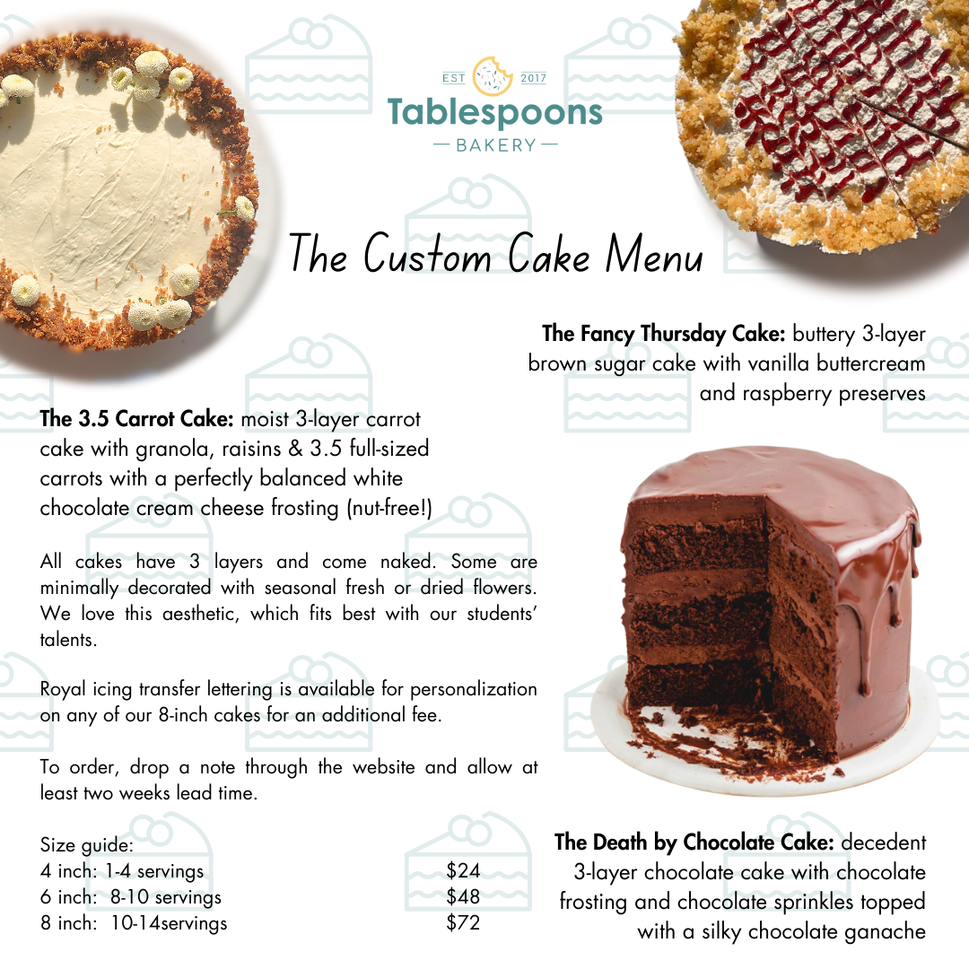 Menu 1 — Tablespoons