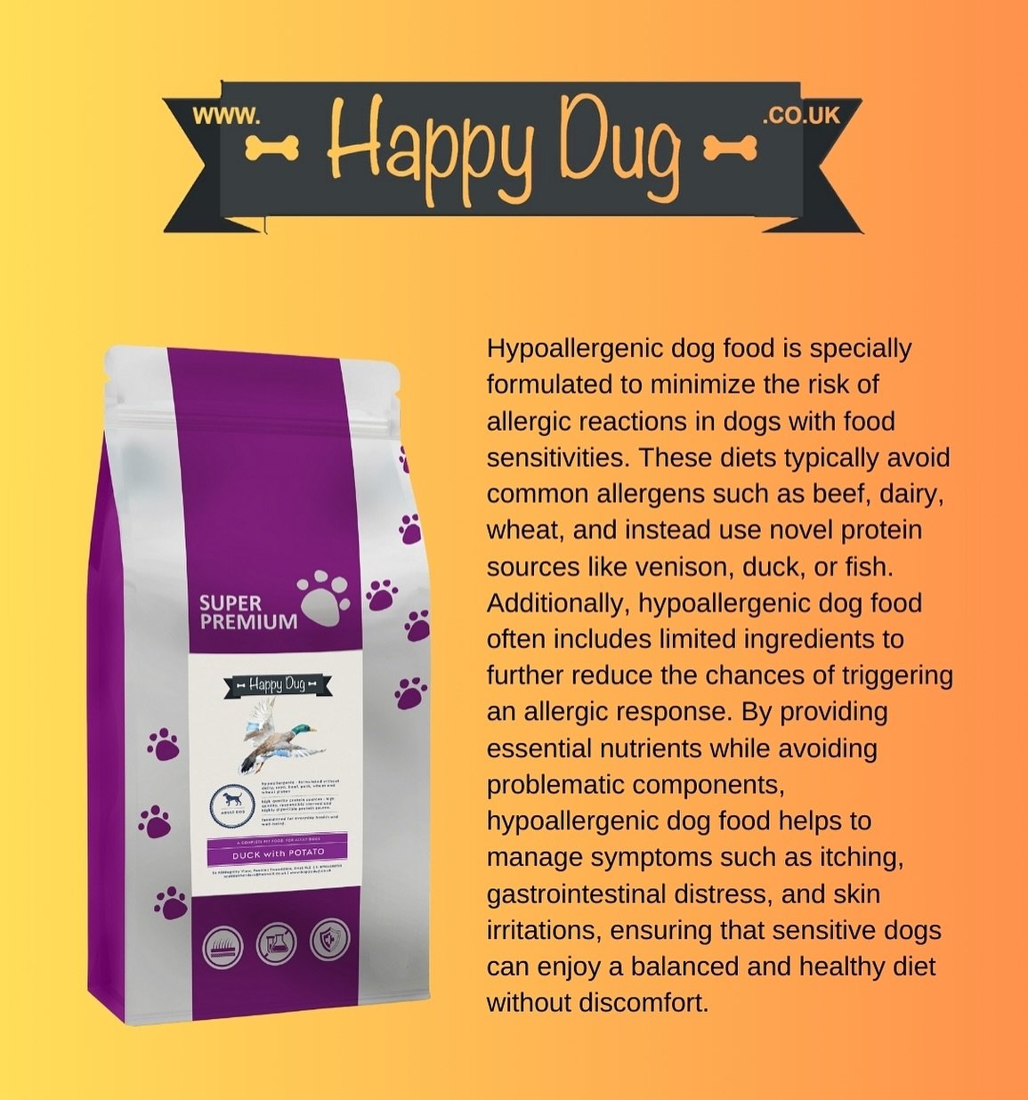 #hypoallergenic #hypoallergenicdogfood #petfood #dogsofinstagram #happydugpetfood #deliciousrecipes