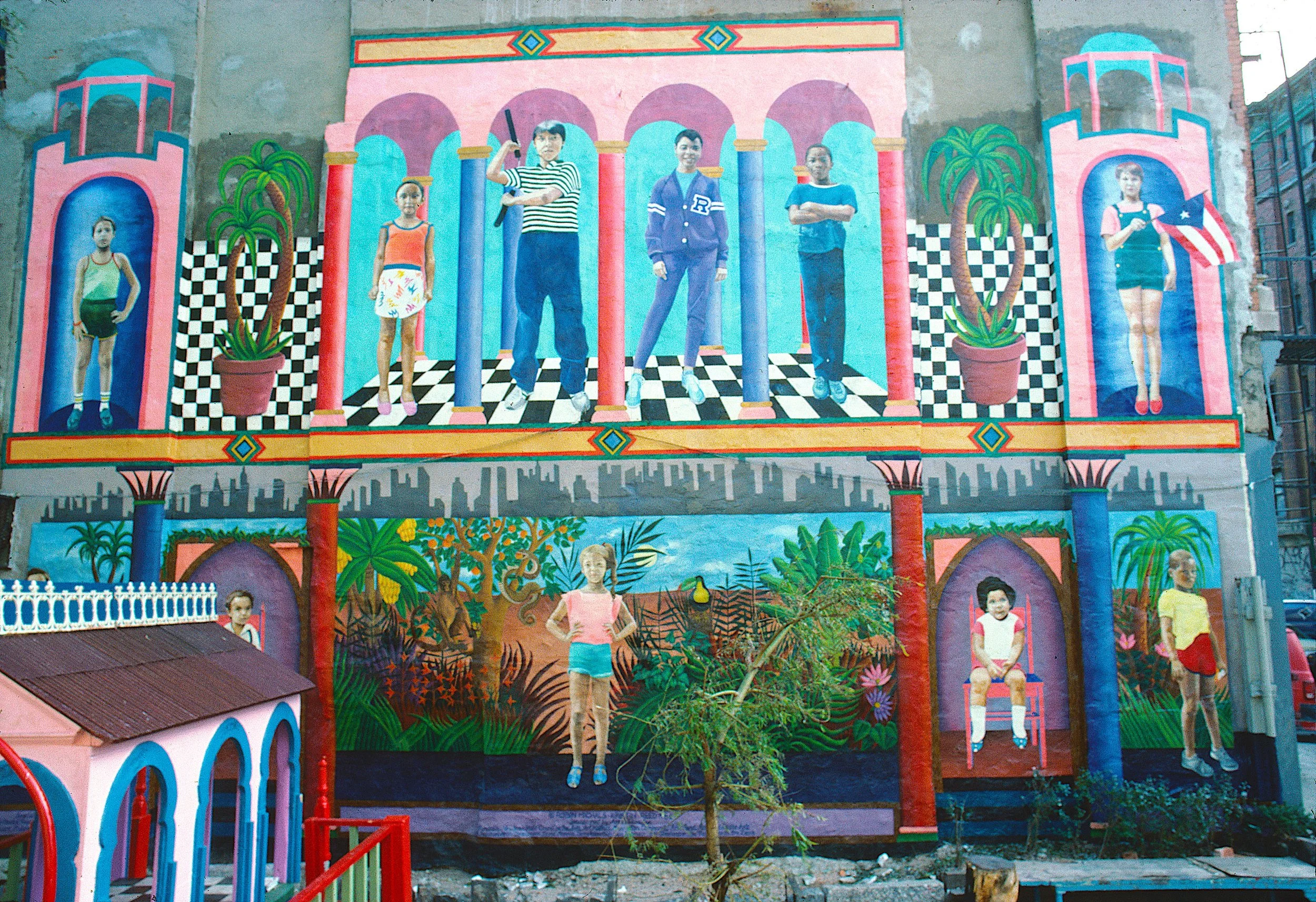 ENCHANTED GARDEN MURAL