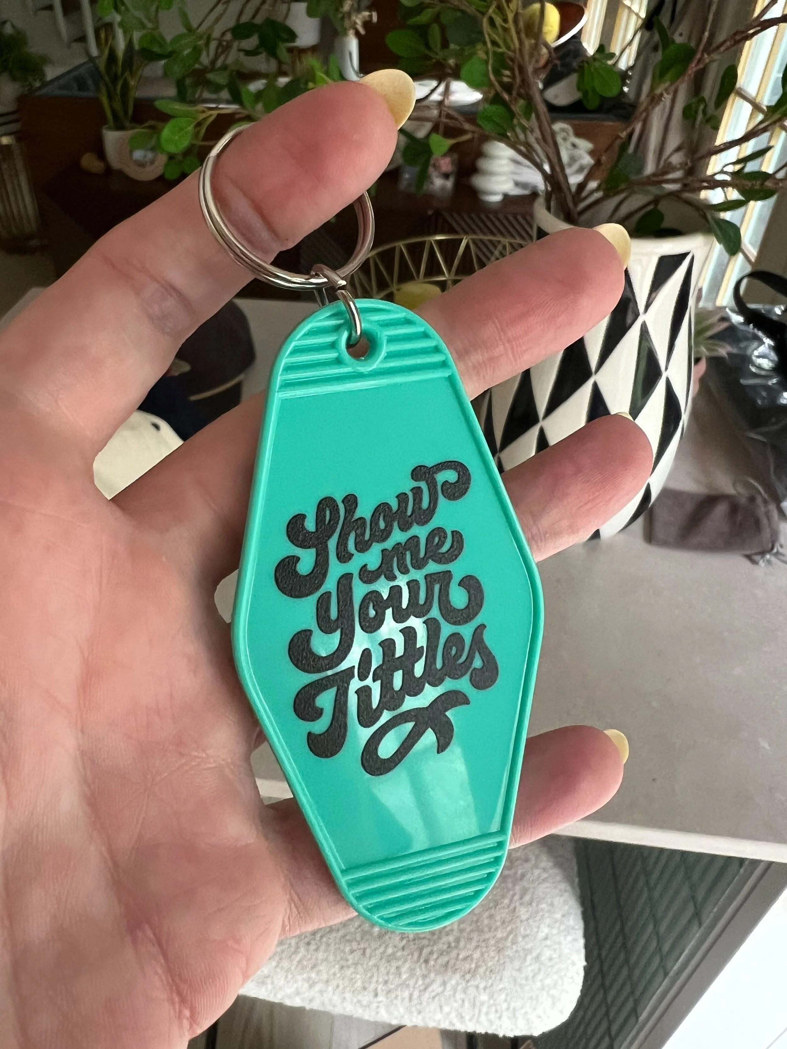 Motel Keychain