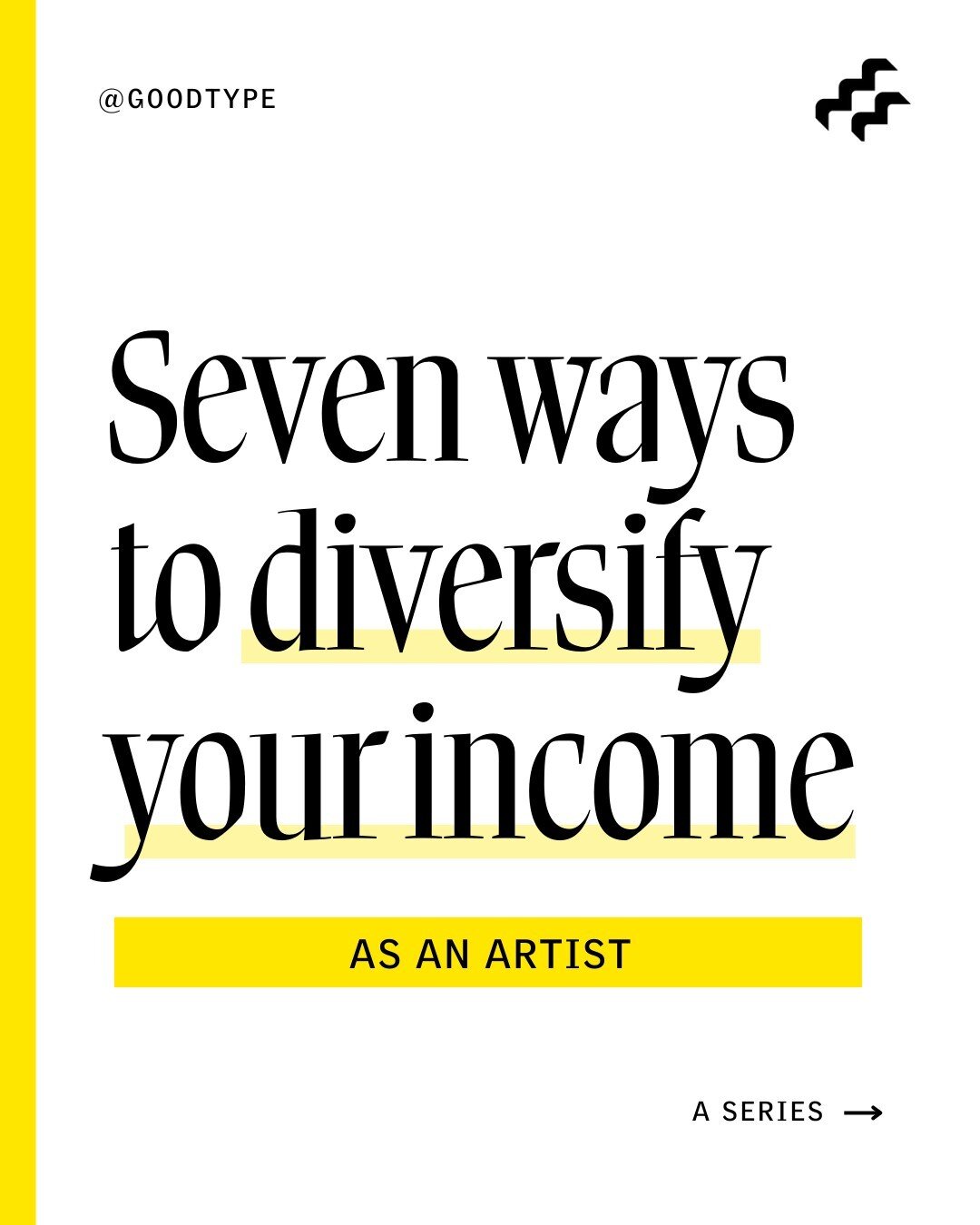 Make more money from your art by diversifying your income streams 🔥 ⁠
⁠
You don&rsquo;t need to tap into all 7 to make money from your art, but you need to know of all seven to choose which to lean into and make the most out of your art. ⁠
⁠
Inside 