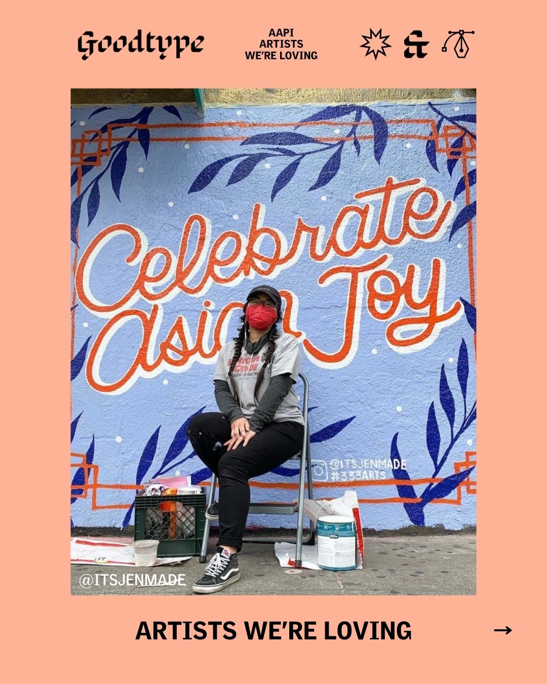 Highlighting some really talented AAPI artists as we close out the month 🫶🏼 Join us by tagging more AAPI artists in the comments! We&rsquo;d love to share the love ❤️

@itsjenmade
@clariceapple 
@greetingstour
@zarma.type
@novia_jonatan
@artbyalexc