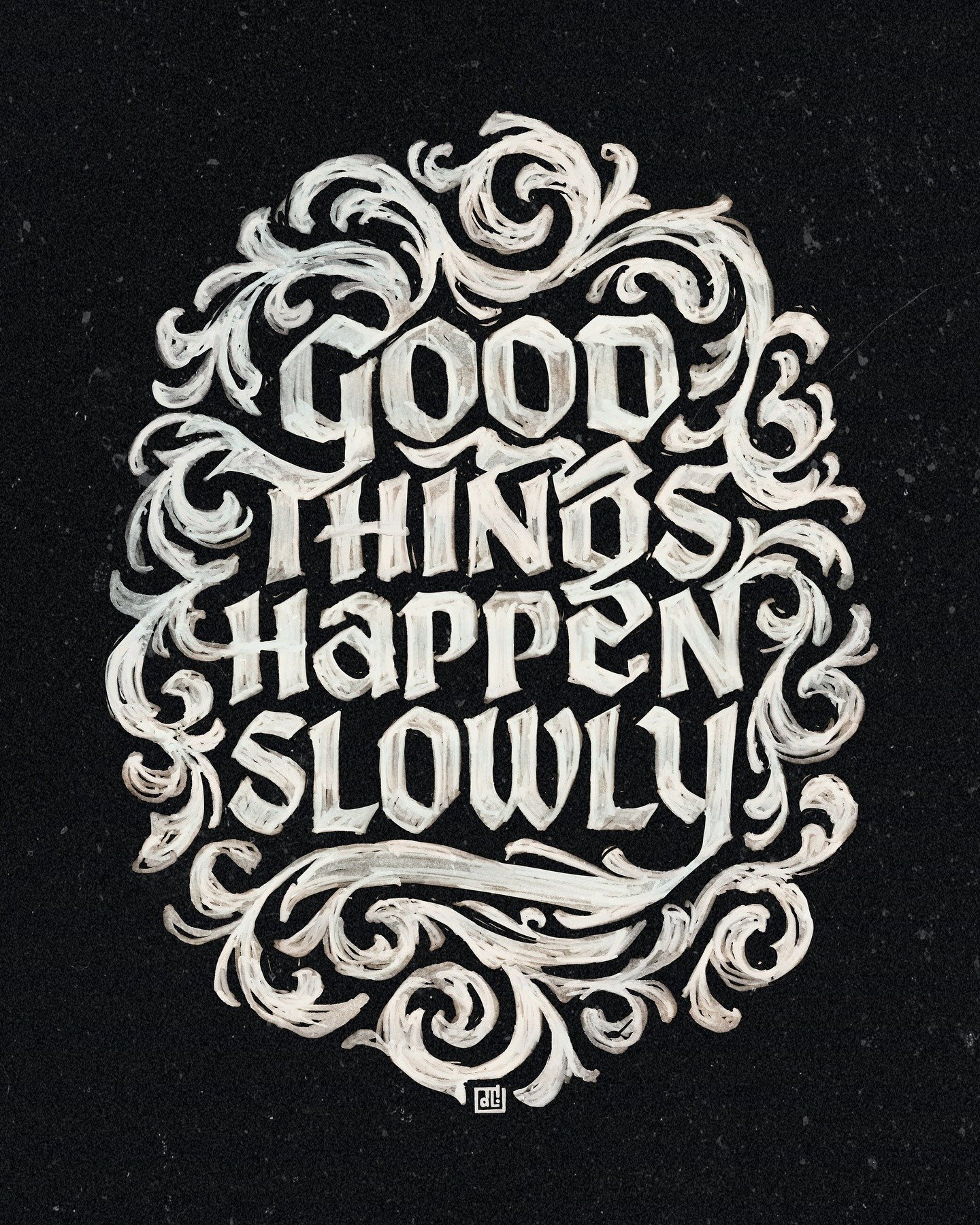 Lettering art by @dandrawnwords 🔥  Love this reminder and that lowercase &quot;g&quot; 😍

#goodtype #handlettering #strengthinletters #letteringartist #typography
