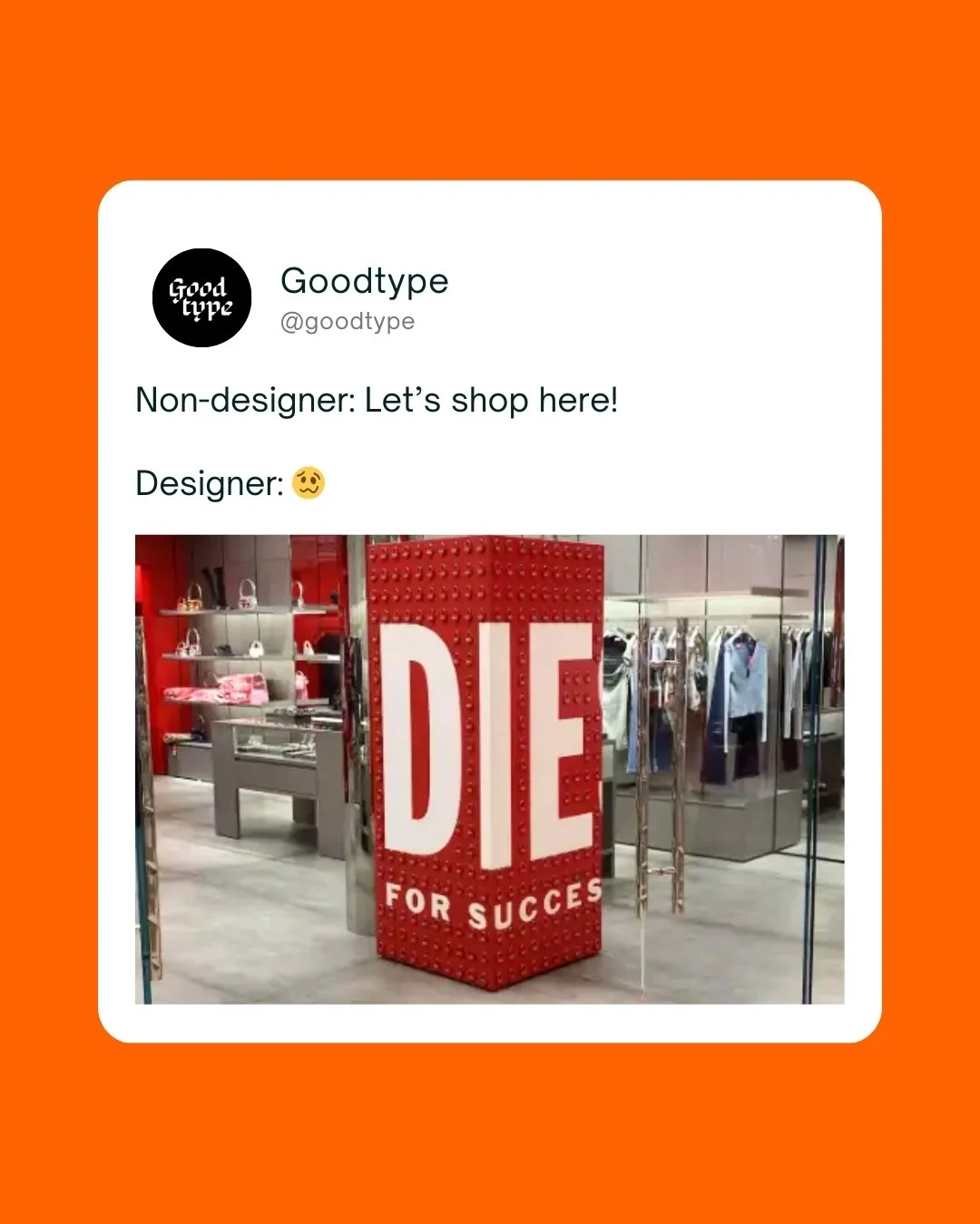 The last one actually upset me 😵&zwj;💫 Comment &ldquo;KERN&rdquo; if you believe in the art of space between letters and want to join your fellow design friends at The Kernference this year! 

#typedesign #graphicdesign #graphicdesignhumor #typedes