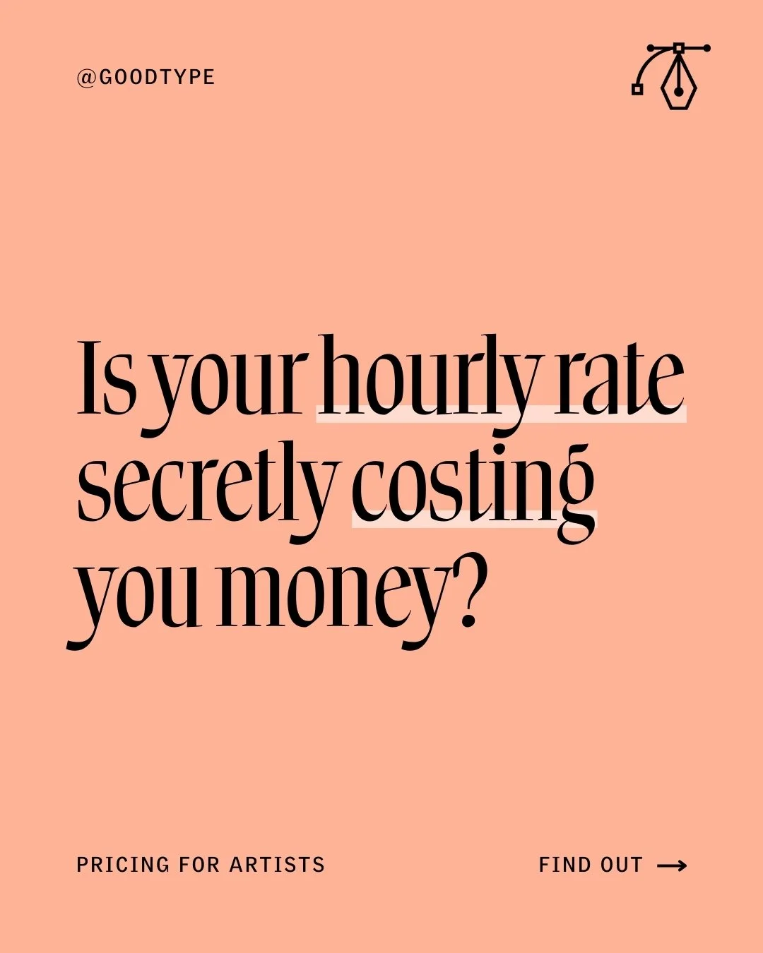 Charging by the hour only measures your time, not your talent.

It punishes efficiency (finish faster, get paid less) instead of rewarding it.

Value-based pricing flips that. You get paid for your expertise, experience, and results&mdash;not just th