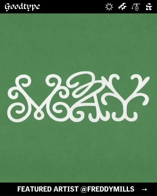 Today's featured artist is @freddymills 😍 OBSESSED with these paper letterforms. Could you tell it was paper? ➡️

#goodtype #letteringart #handlettering #strengthinletters #typography