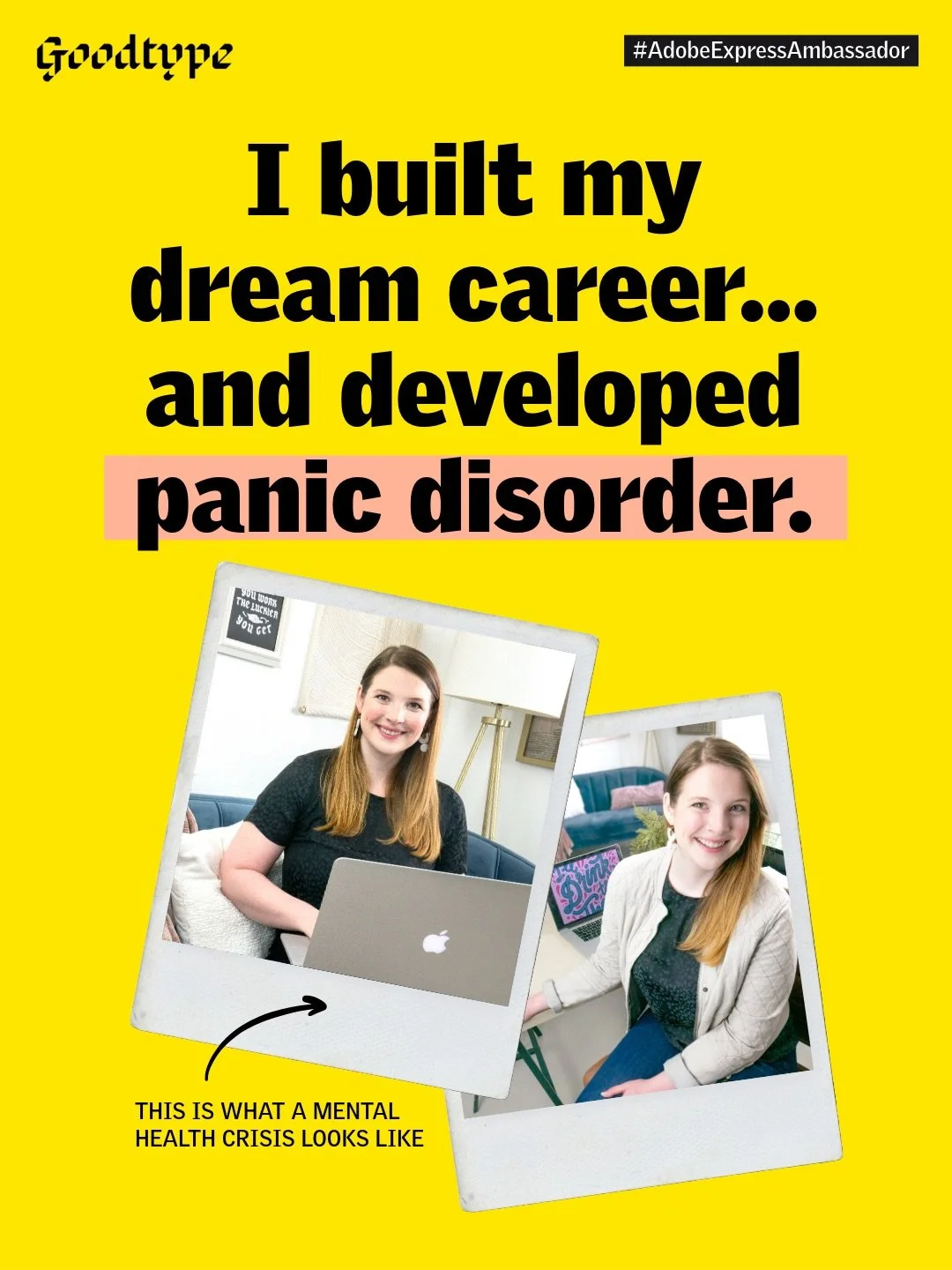 Sound familiar? Mental health is something SO many creatives struggle with, but we often don&rsquo;t discuss it.&nbsp;

Giving talks about my own struggles has been life-changing. It has helped me to understand my experiences more while also connecti