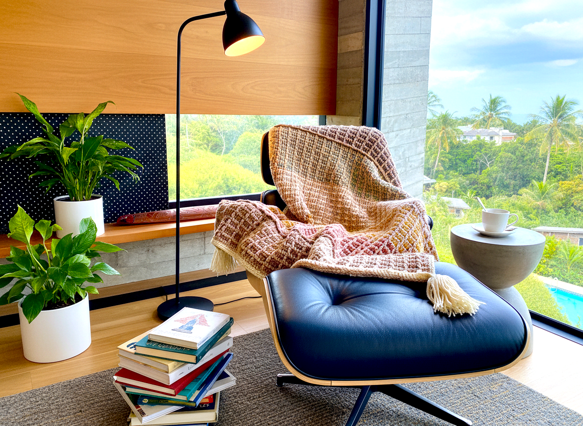 Firefly_GeminiFlash_Place this crochet blanket in a modern, contemporary home decor setting with reading  918257.png