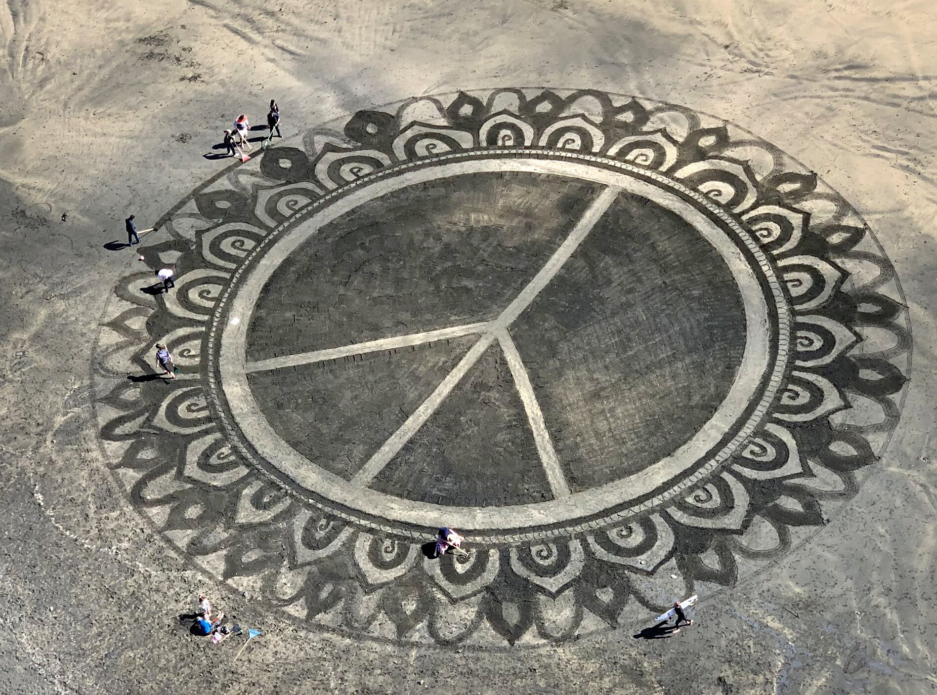 Muriwai Sand Art Maori Bay: Hands-on Experience