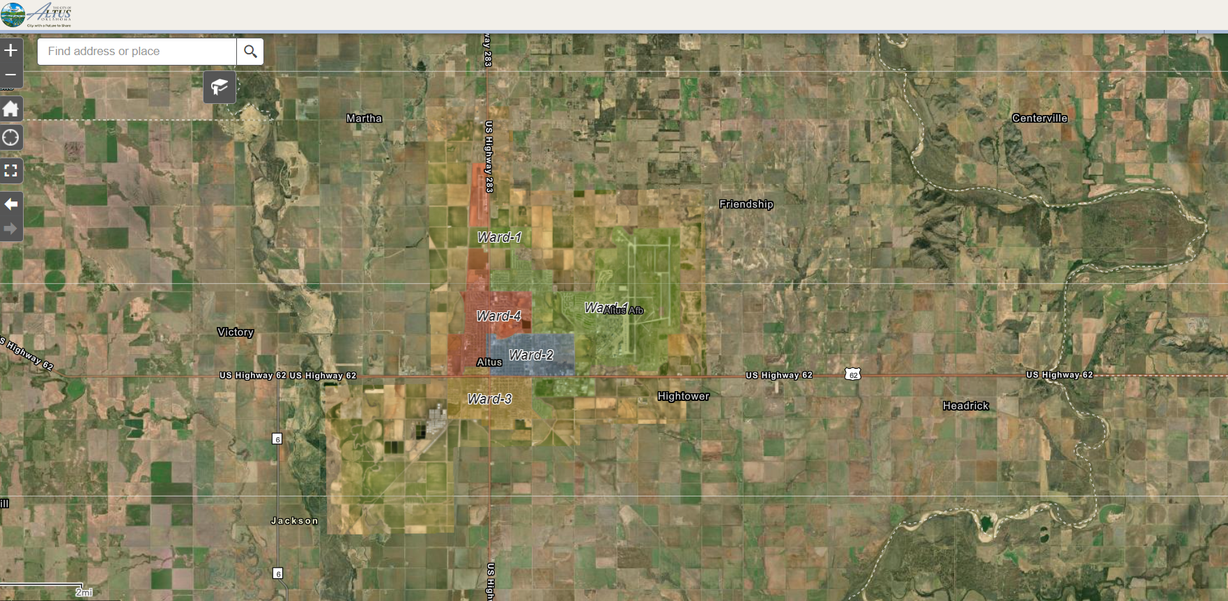 Altus Hydrants Map