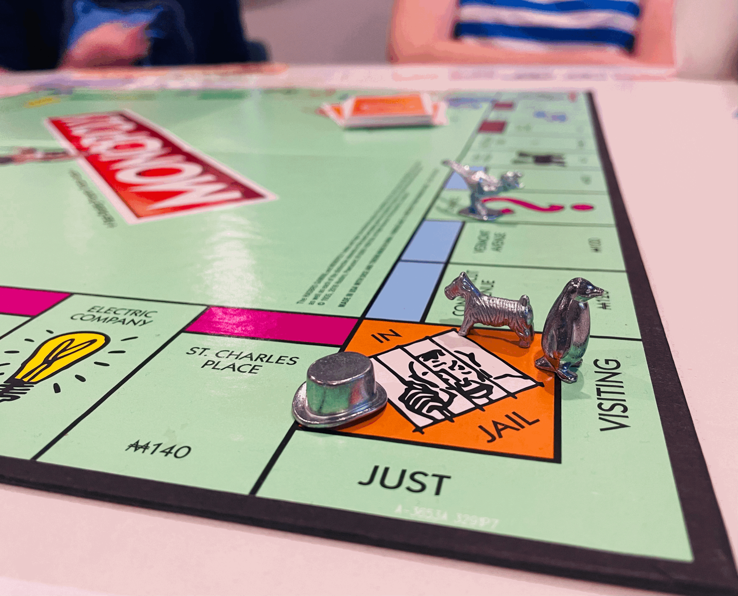 Ironic that 3 of us ended up in jail at the same time in our Monopoly game