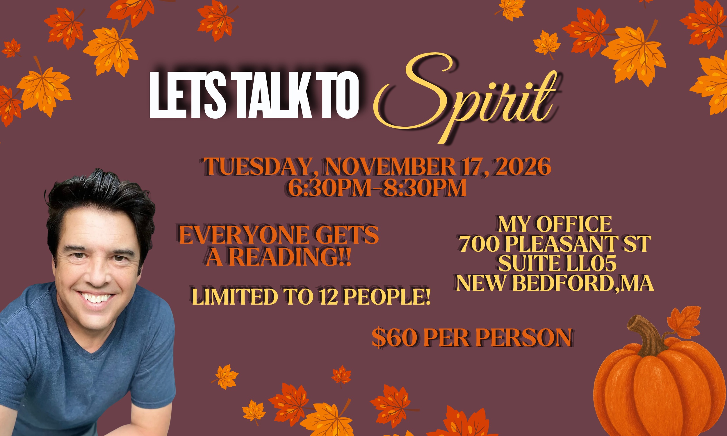 Let's talk to Spirit- In Person Event