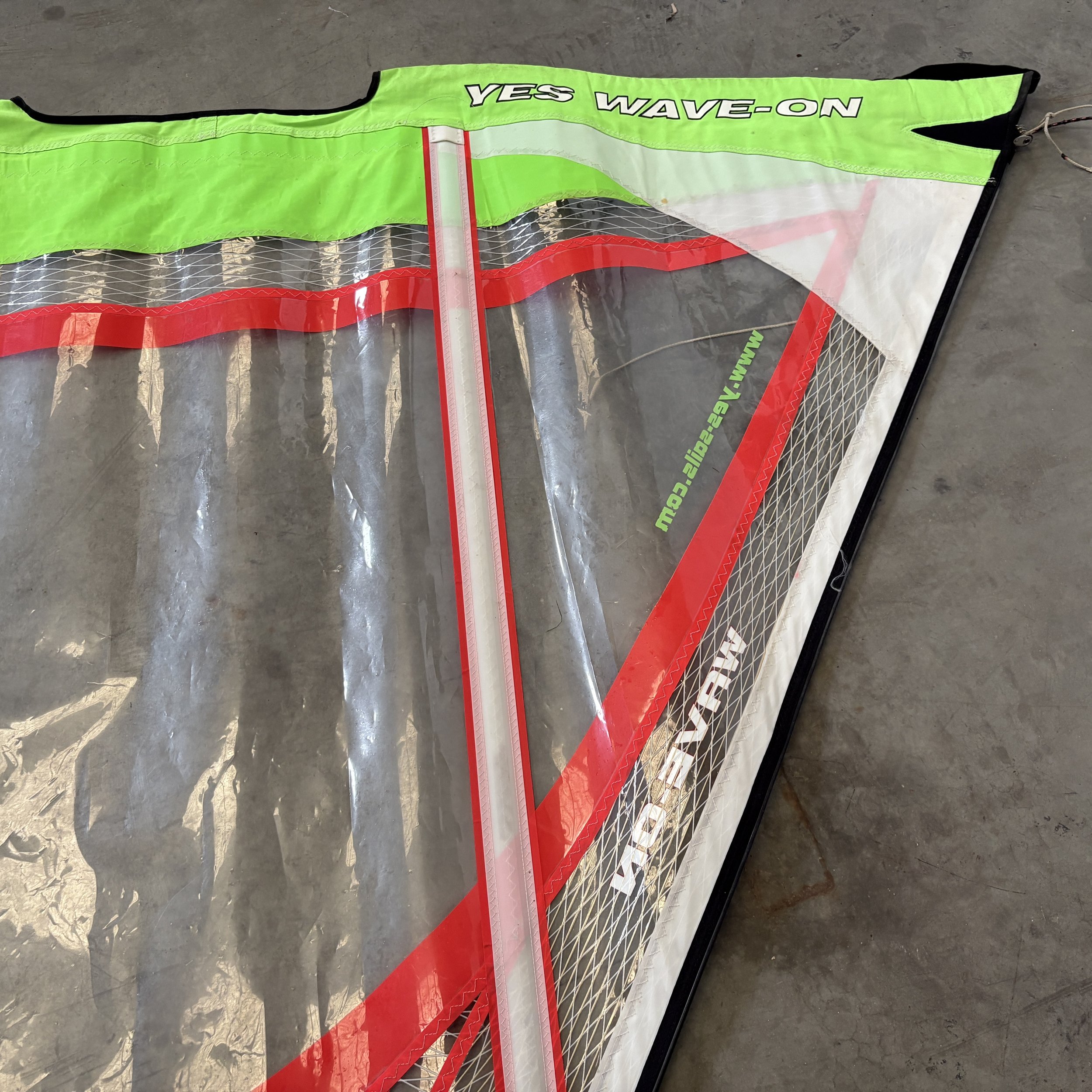 Yes Wave-On 5.3m windsurf sail at Bigsurf Windsurf Shop 7.JPG