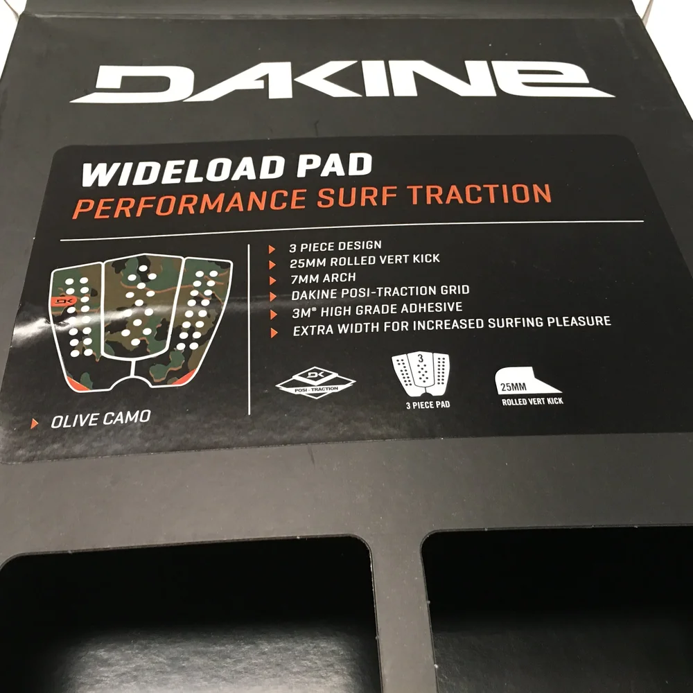 Dakine Evade Surf Traction Pad – Cuscinetto Di Trazione In Tre Pezzi Per Surf, Con Cuneo Da 30 Mm E Arco Centrale