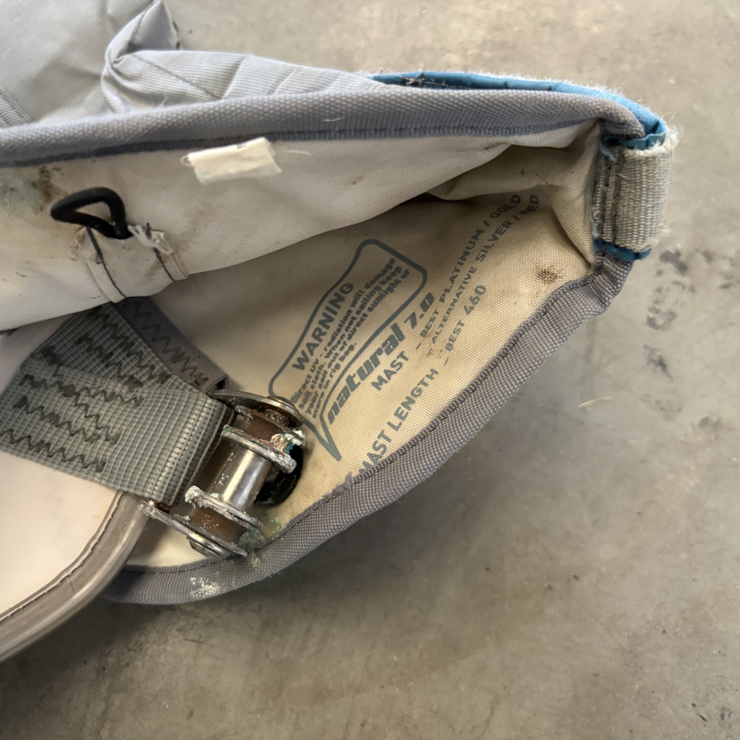 North Natural 7.0m Windsurf Sail Bigsurf Windsurf Shop 4.JPG