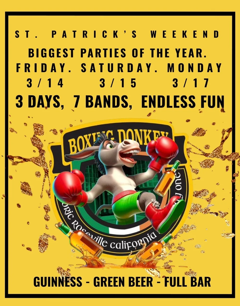 The Boxing Donkey