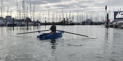 CP enjoying the serenity of the Town Quay at 06:30am