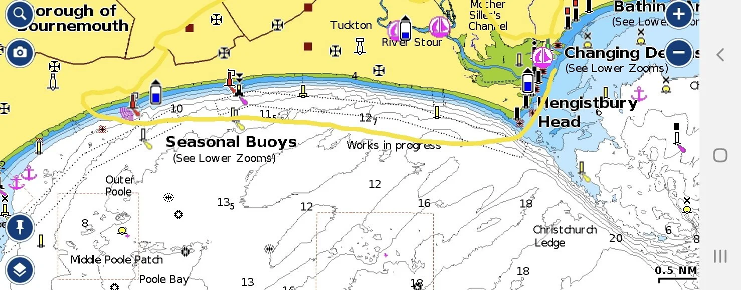Avon Beach- Hengitsbury Head- Southbourne, Boscombe, Bournemouth Pier- Durley Chine