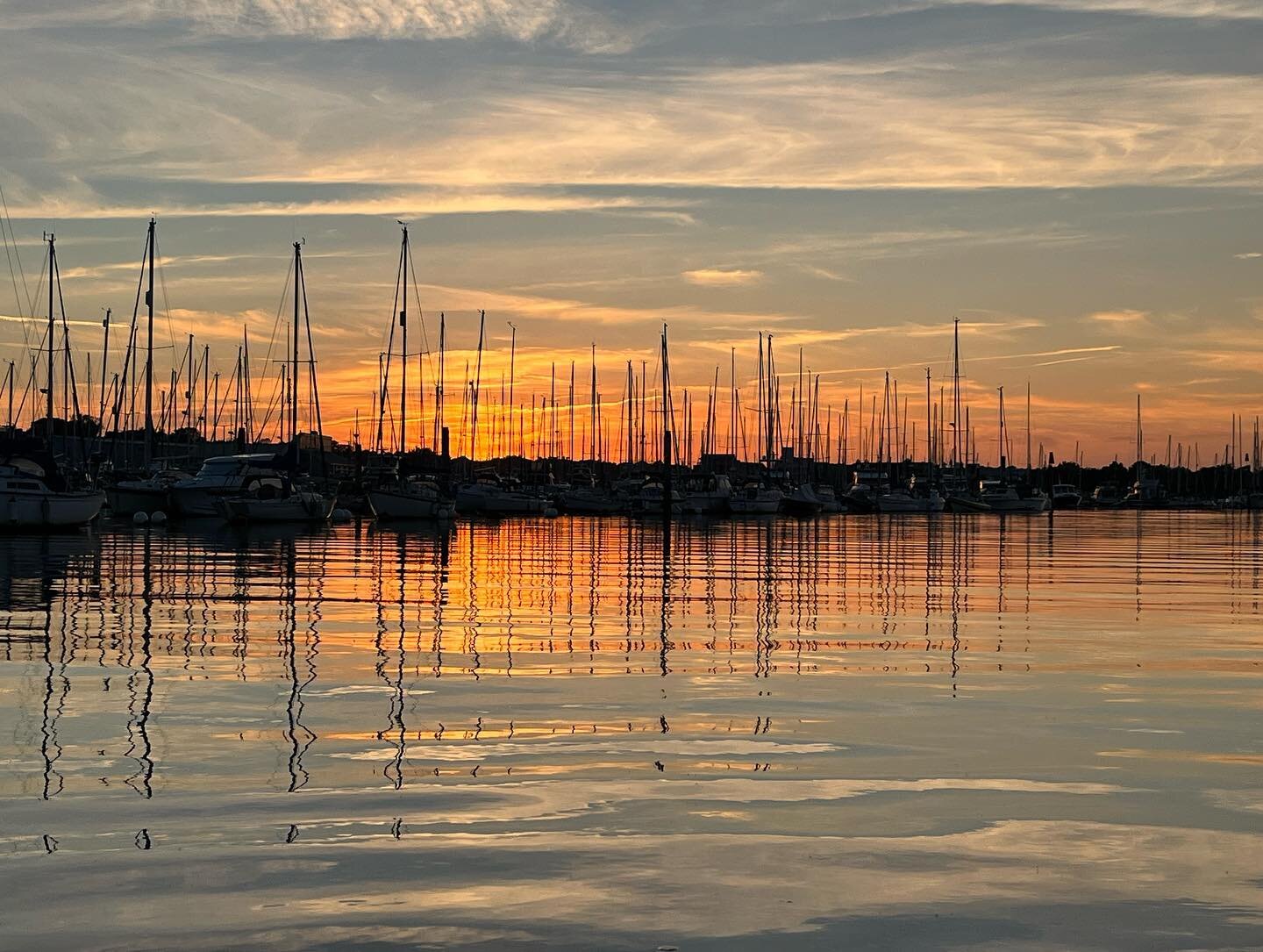Mid Summers Eve Sunset&hellip; ❤️🚣&zwj;♀️❤️#liteboat #liteduo