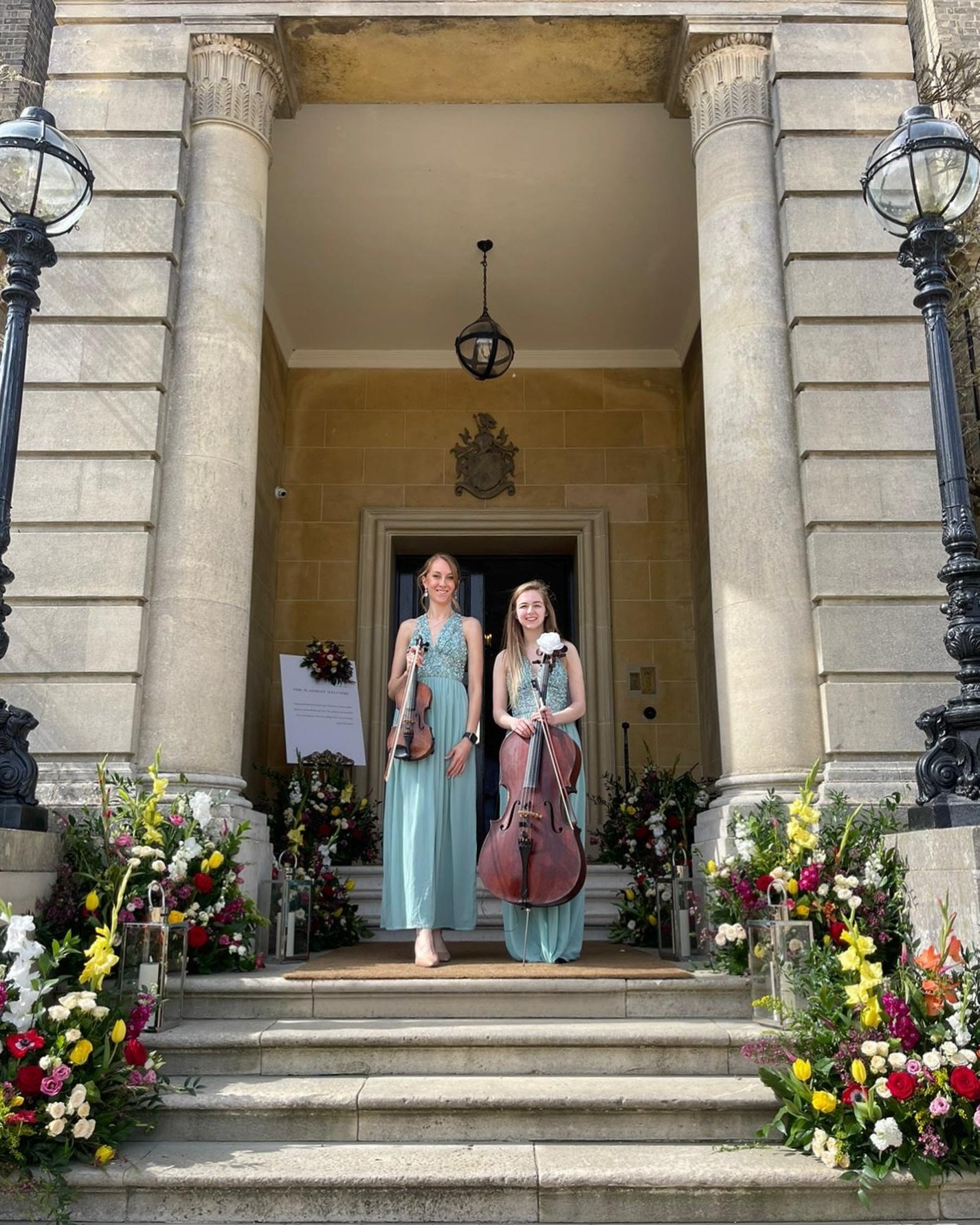 Do you recognise this entrance? 

We are back at one of our favourite venues in Buckinghamshire, Hedsor House. 
📍 @hedsor 

Our string duo performed for a very special wedding ceremony and drinks reception alongside @xs_showband 

#stringduo #hedsor