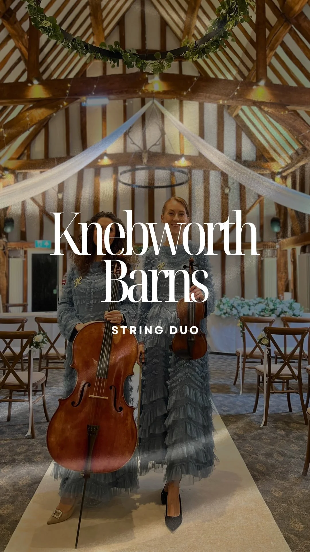 Our string duo playing “This Will Be (An Everlasting Love)” — the ultimate celebration song for weddings full of love and laughter. πβ€οΈ
Thank you Knebworth House for having us! We can’t wait to return for more unforgettable w