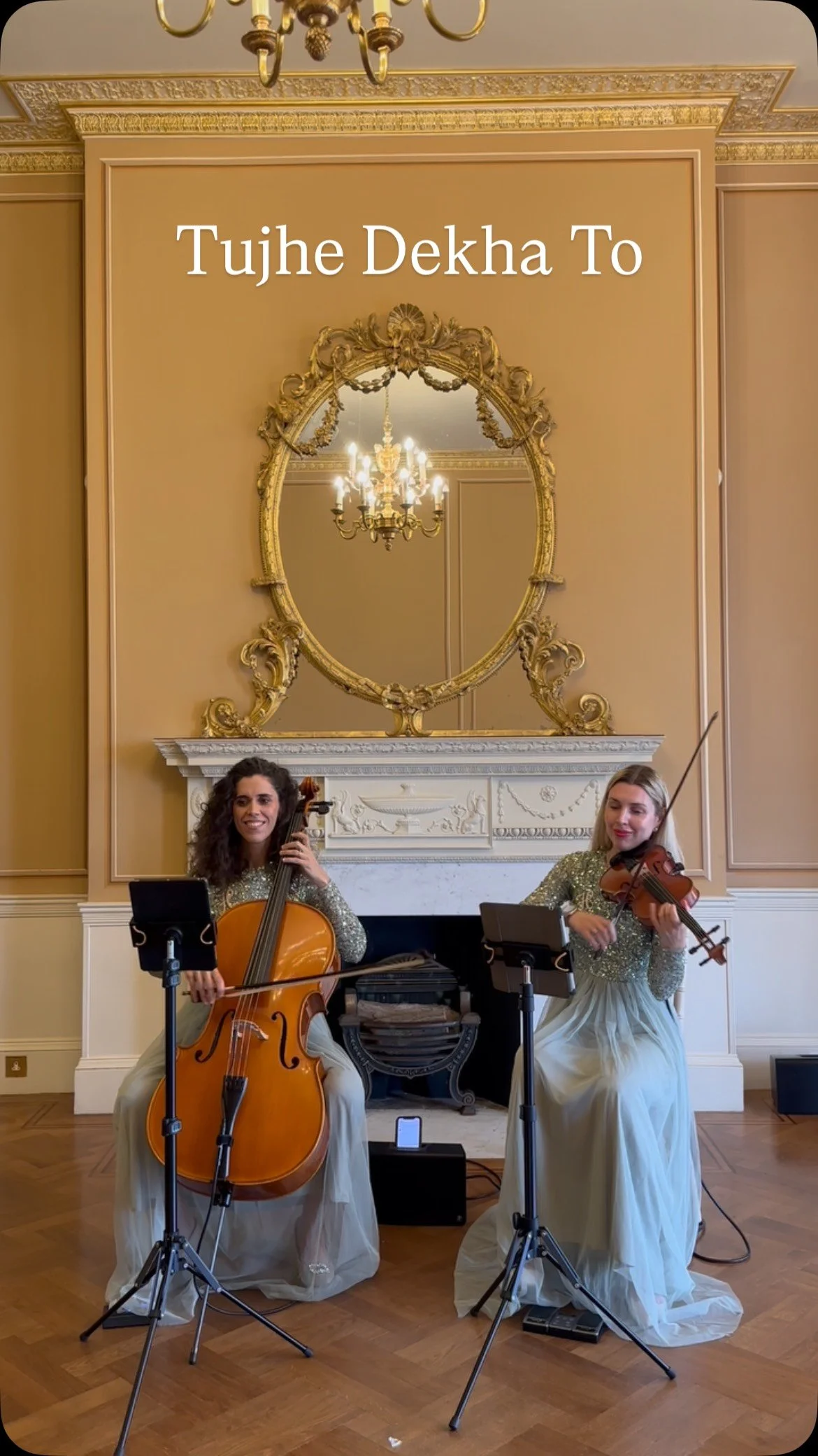 π»β¨ Romantic moments set to Bollywood magic β¨
Our string duo performing Tujhe Dekha To during the wedding reception at the stunning Hylands House.
Nothing compares to seeing guests light up when they recognise a melody close to their hearts π
@hyla