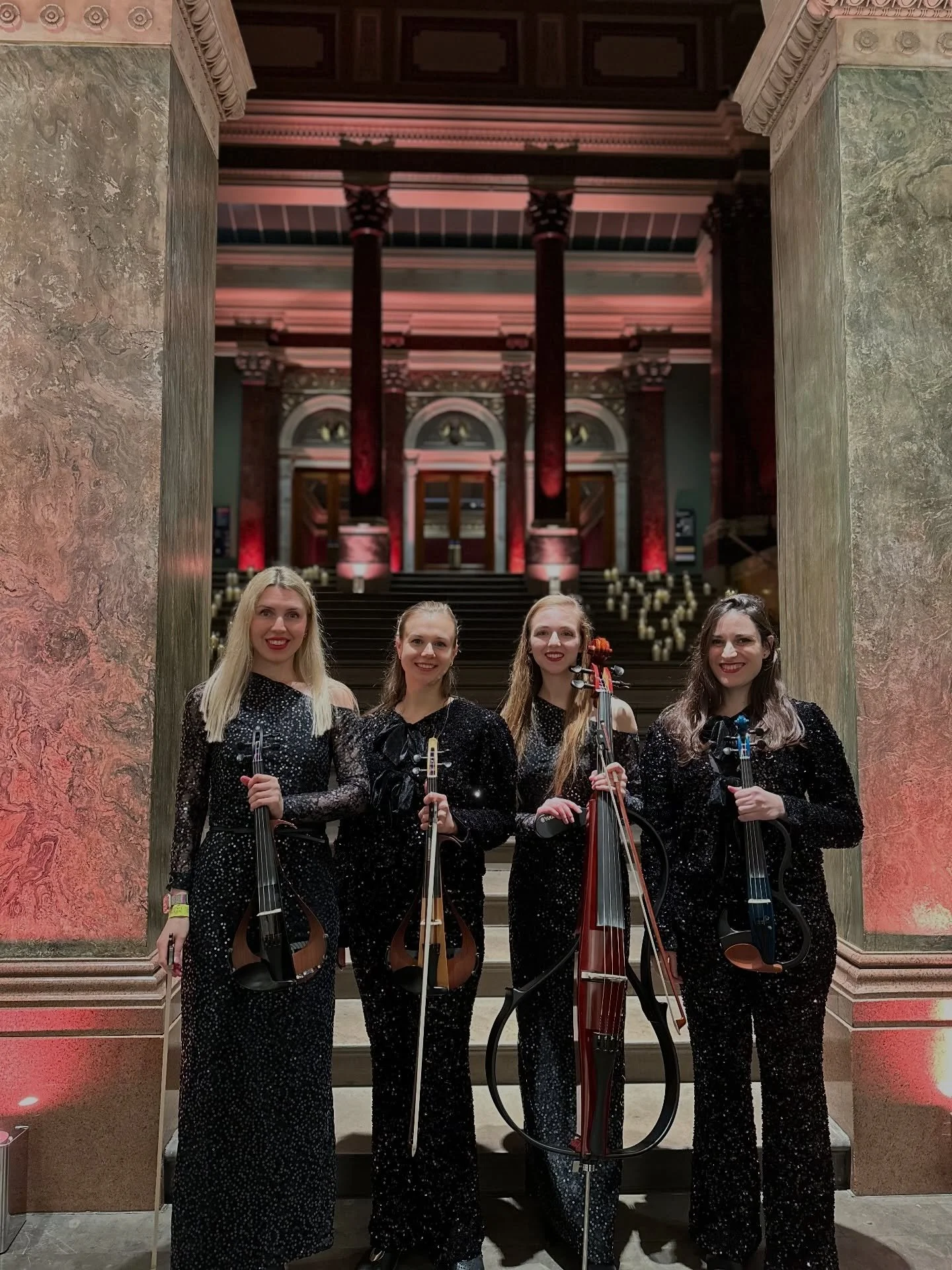 An unforgettable evening at the iconic The National Gallery for Cartier.

We performed throughout the reception, welcoming guests with elegant acoustic strings before transforming the atmosphere with our electric set later in the evening. A beautiful