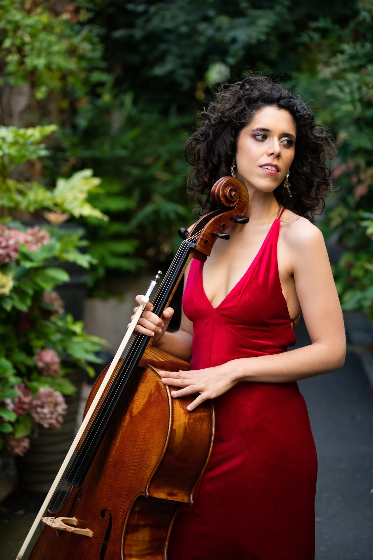 Solo cellist performing elegant wedding music in London