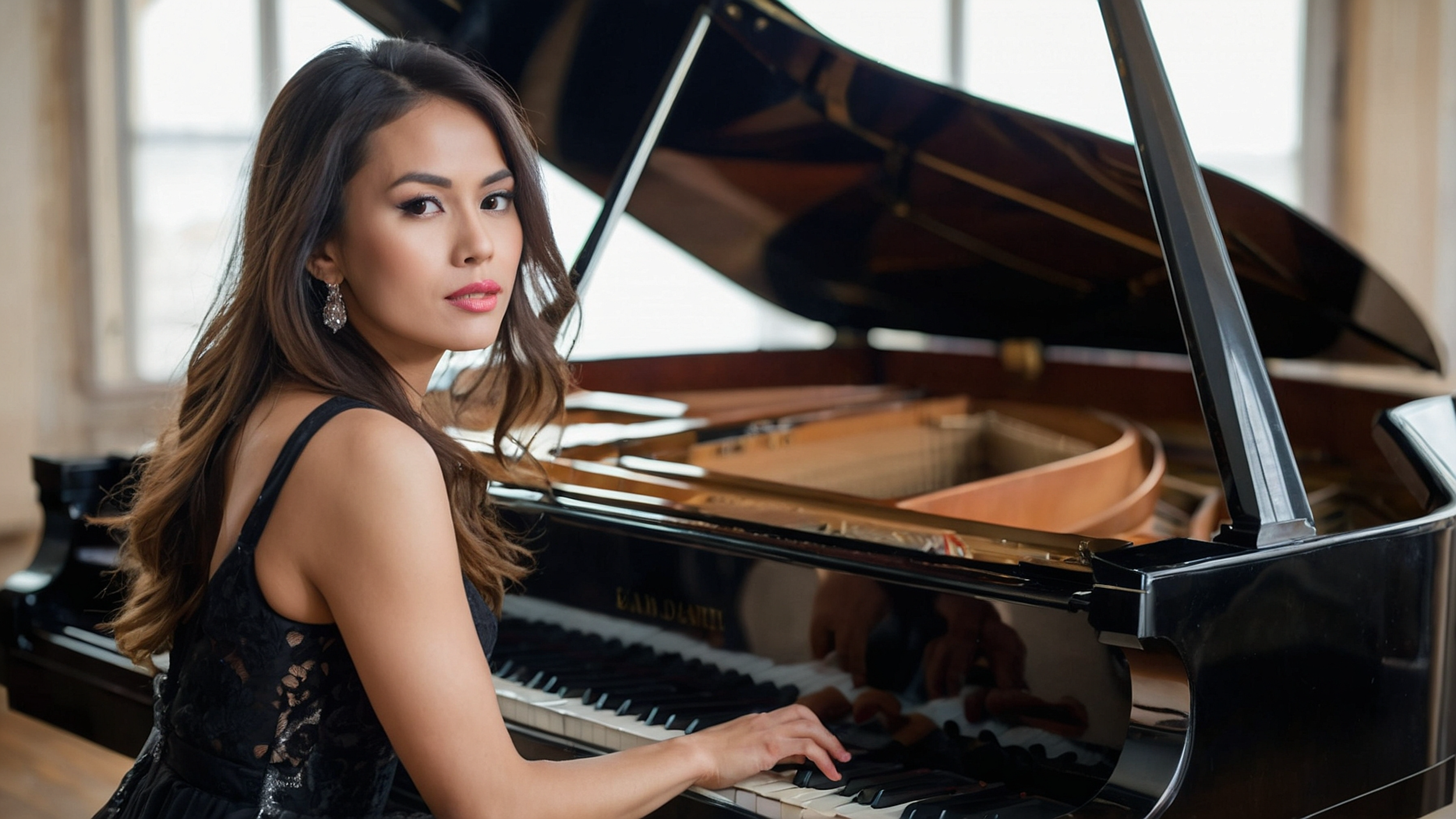 Pianist performing elegant music for weddings and events