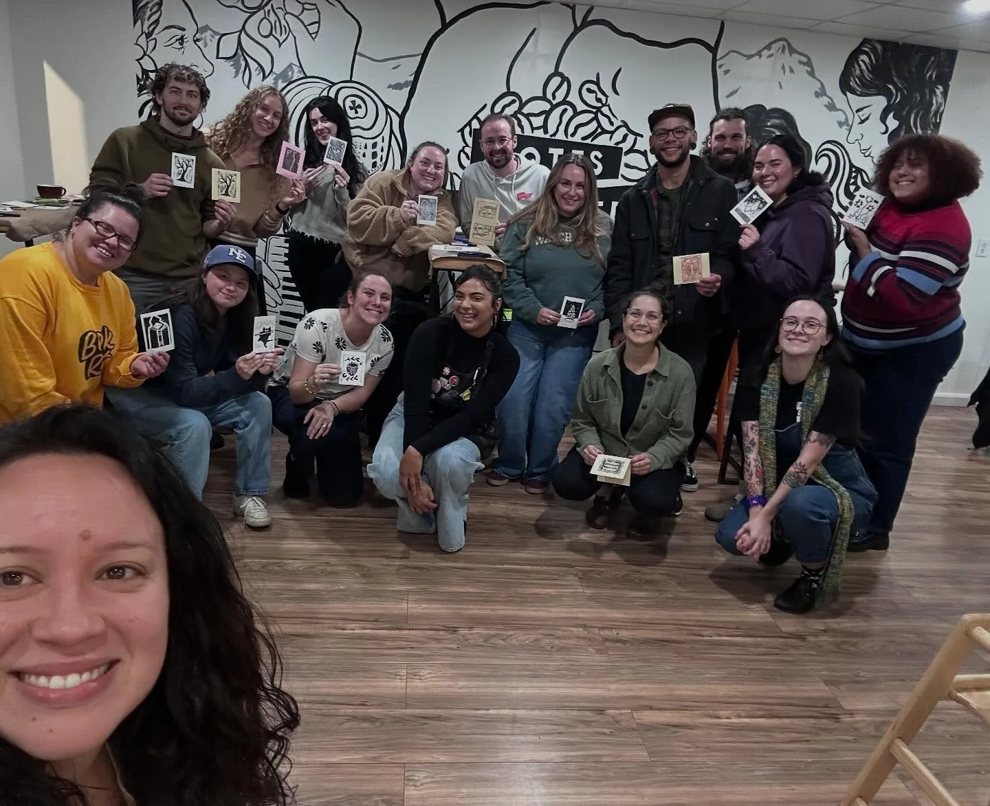 Huge thanks to Grechel Rosado for leading such an awesome printmaking workshop, and to everyone who attended. What a great evening! Stay tuned for more creative events at Notes! 🎨