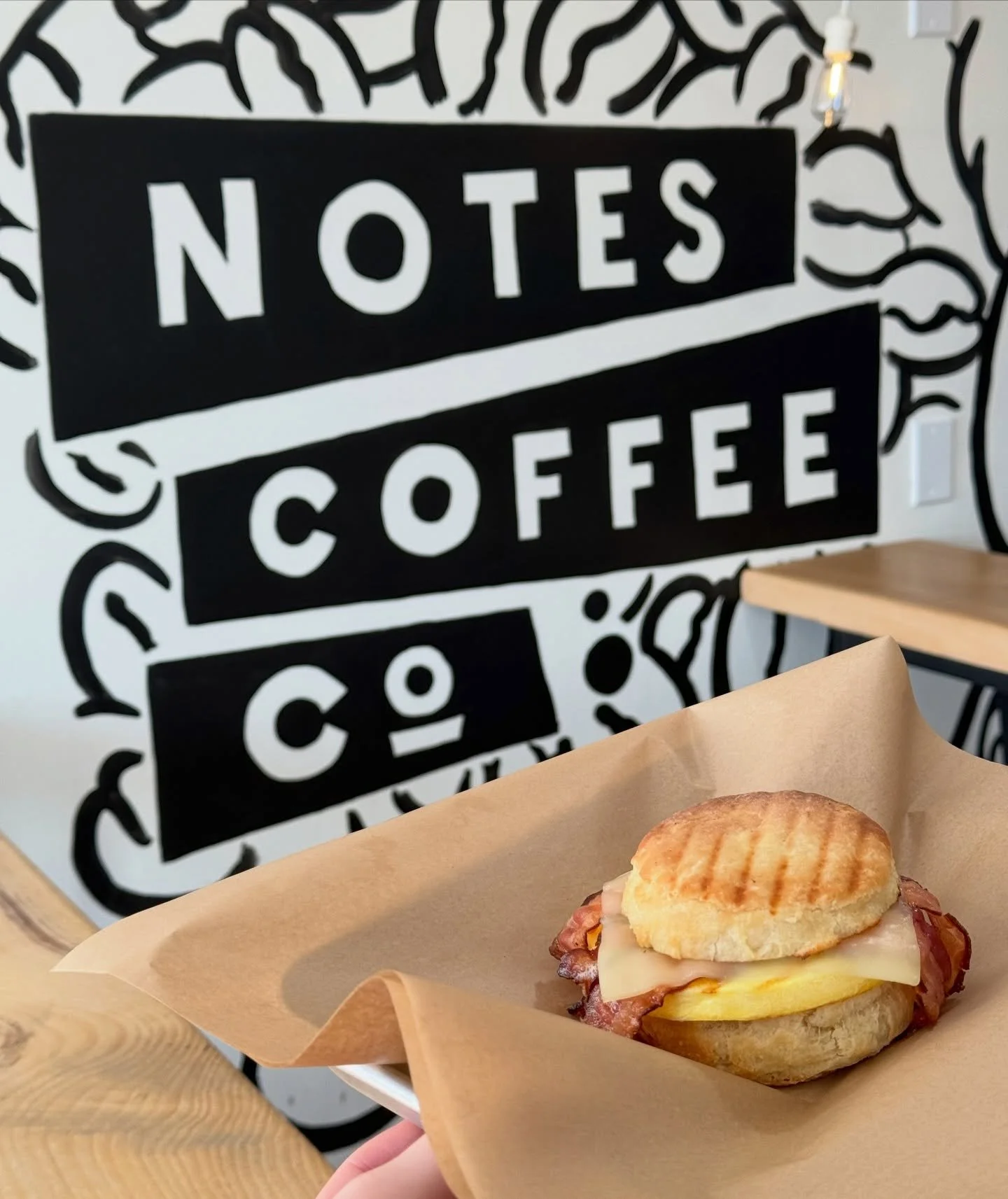 Happy Superbowl Sunday! Your game day festivities start here with delicious breakfast sandwiches &amp; plenty of coffee&hellip; and of course playing Bad Bunny all day! 
We are open until 3, see you soon 👋🏼