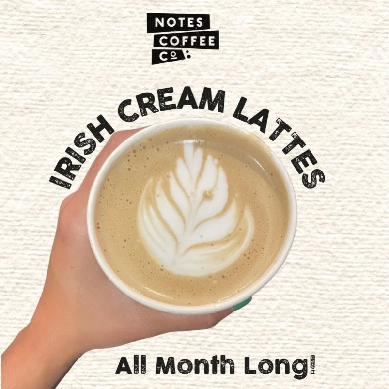 Irish Cream lattes are back for the month of March!☘️ Don&rsquo;t miss out! This seasonal flavor is one of our favorites!!