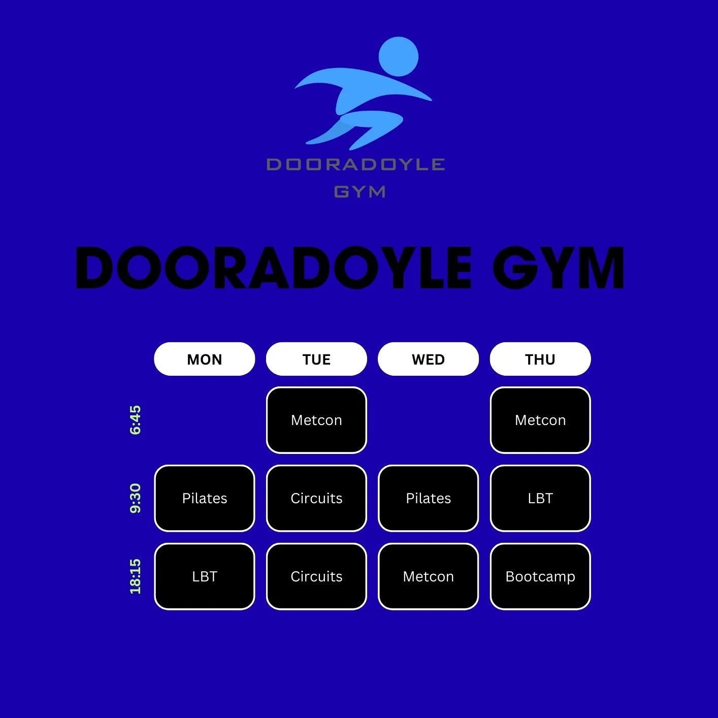 Class Timetable Sept 2025