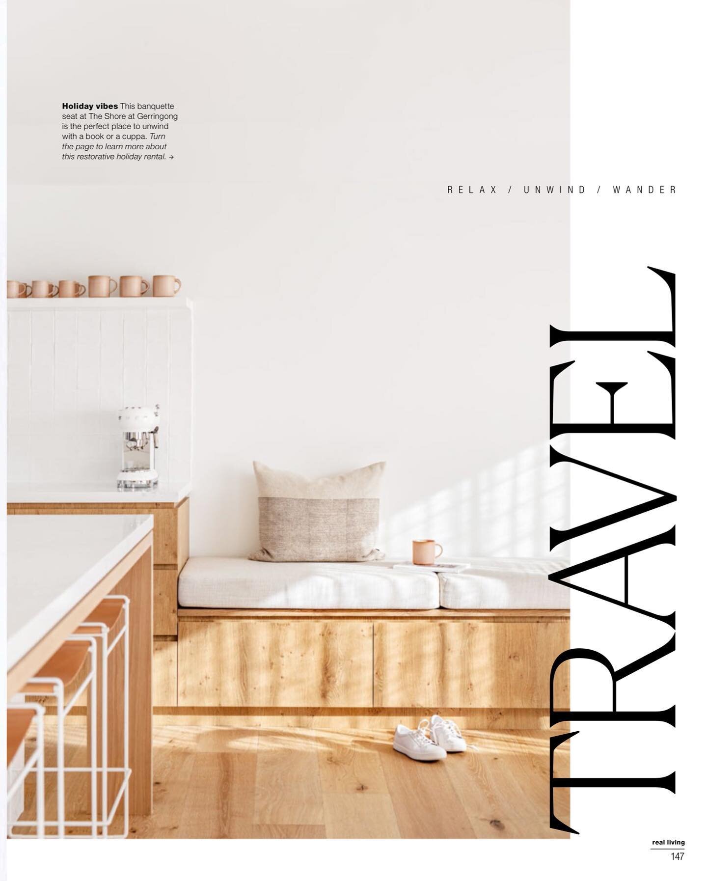 Super excited to see our Gerringong project featured in the November edition of Real Living magazine.

Huge thanks to @reallivingmag for the support, and of course Nat  @the.palm.co for the magazine worthy photography! 🧡