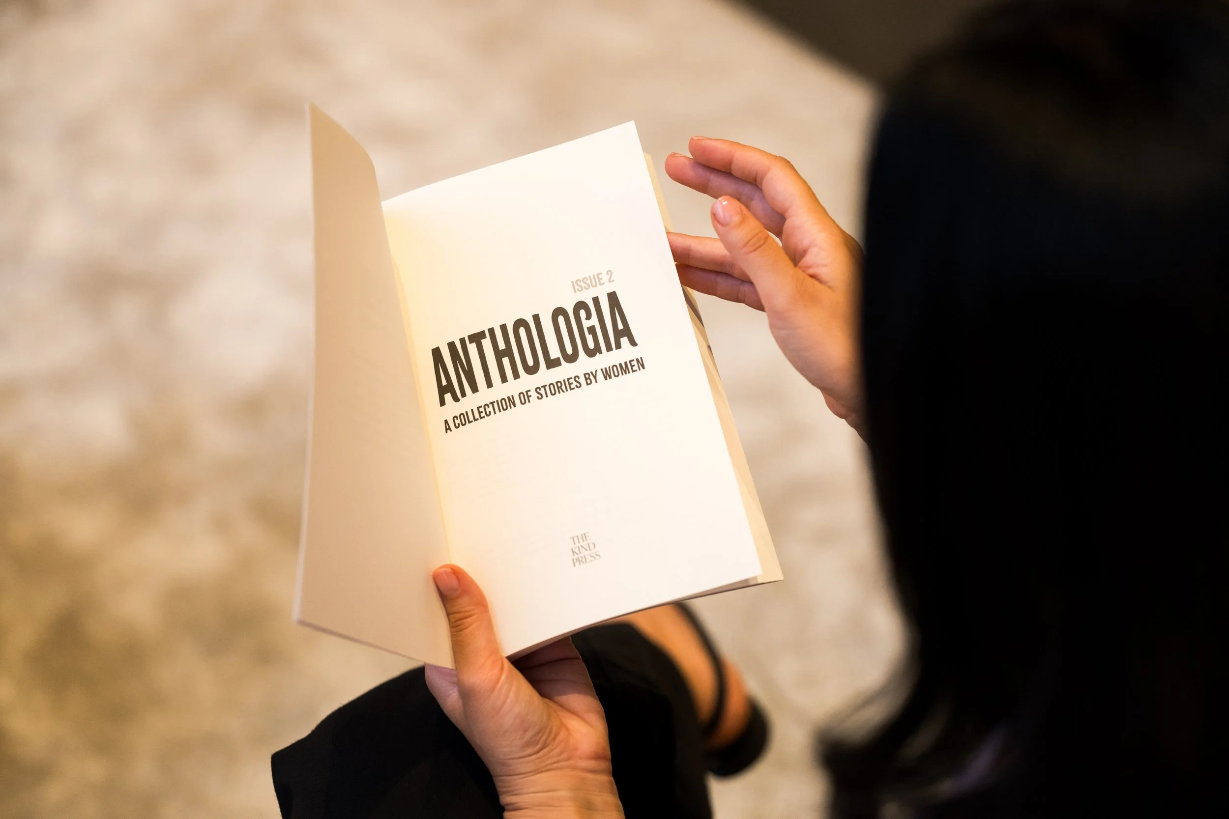 Daniella Elias reading Anthologia Issue Two