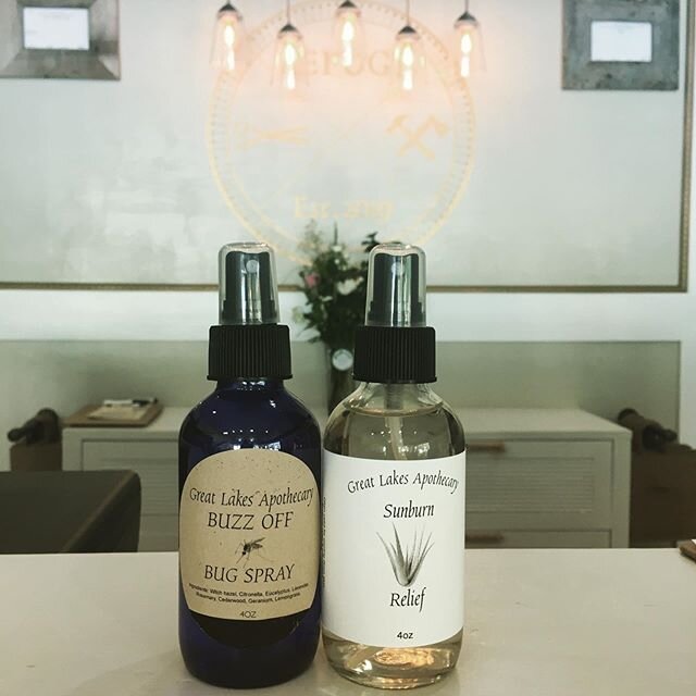 Last Bug Spray and Sunburn Relief left from @_great_lakes_apothecary_ ....all organic ingredients and locally made, right here in Suttons Bay!