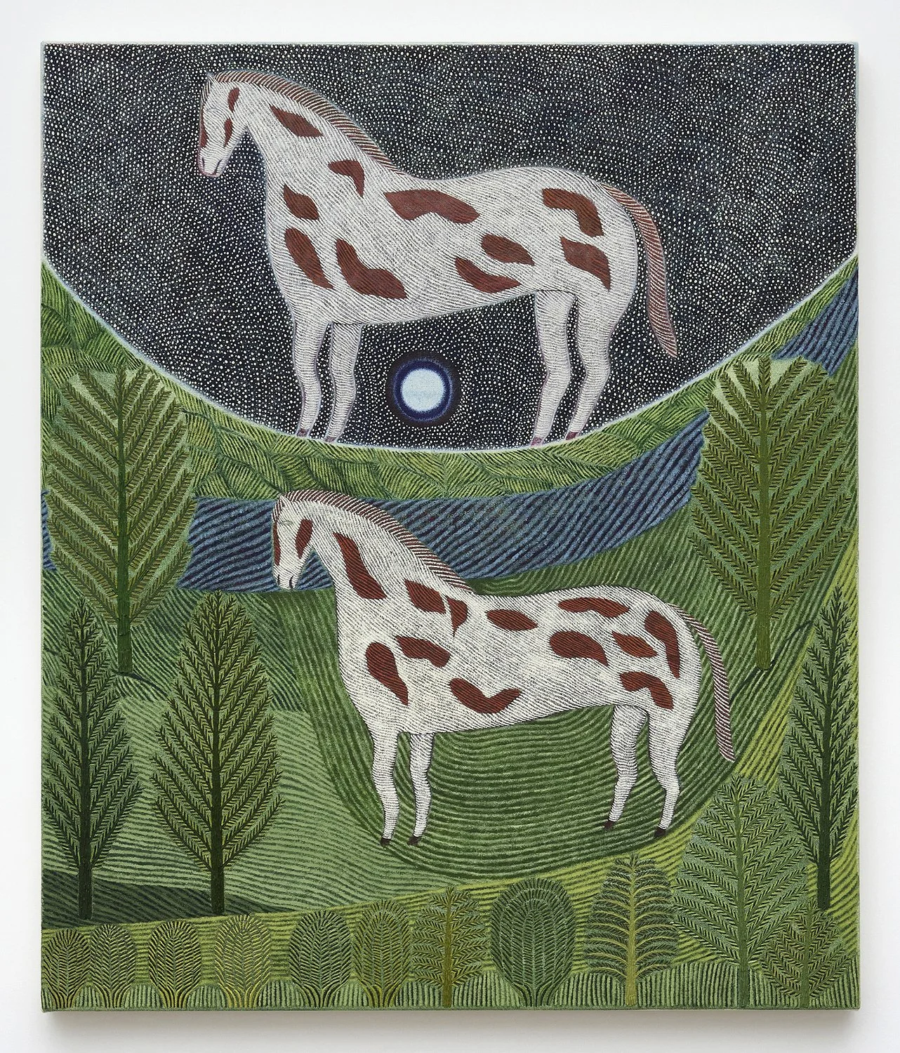 Paint Horses and Night 