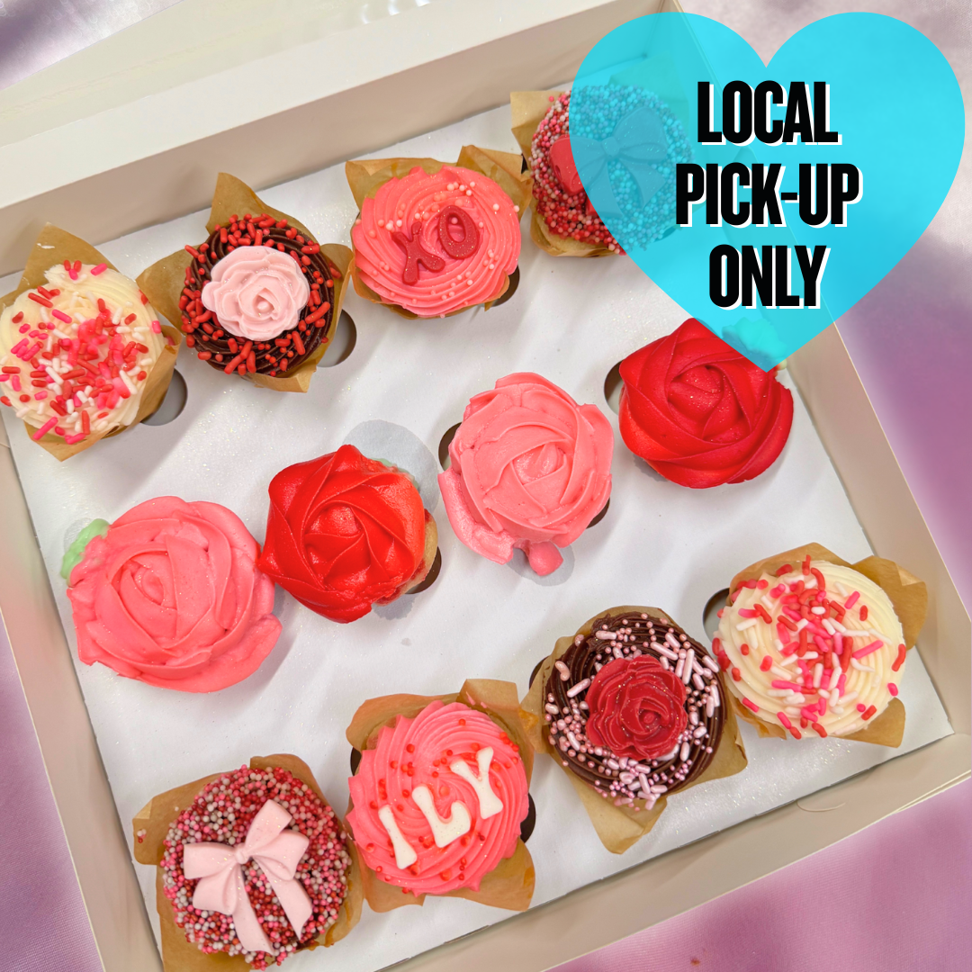 VALENTINE'S DAY MINI CUPCAKES (1 DZN)