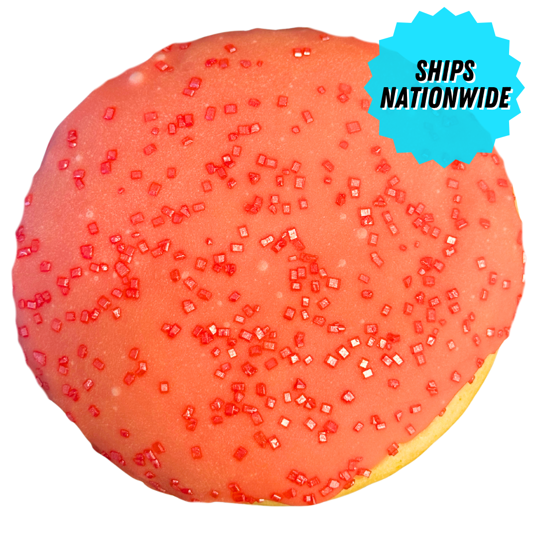 LEMON SUGAR COOKIE W/ BLOOD ORANGE GLAZE