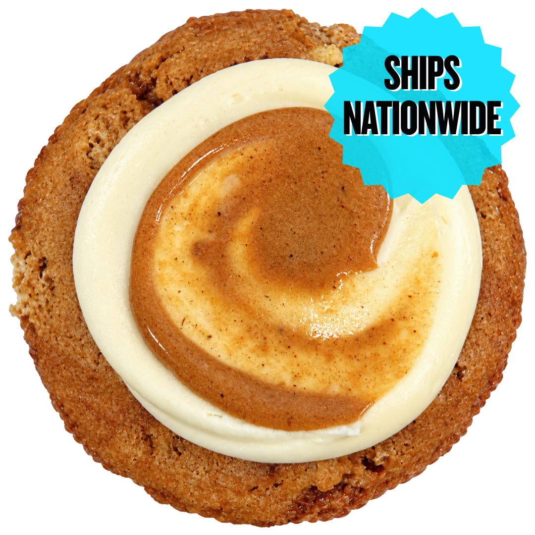 PUMPKIN CREAM CHEESE SWIRL MUFFIN