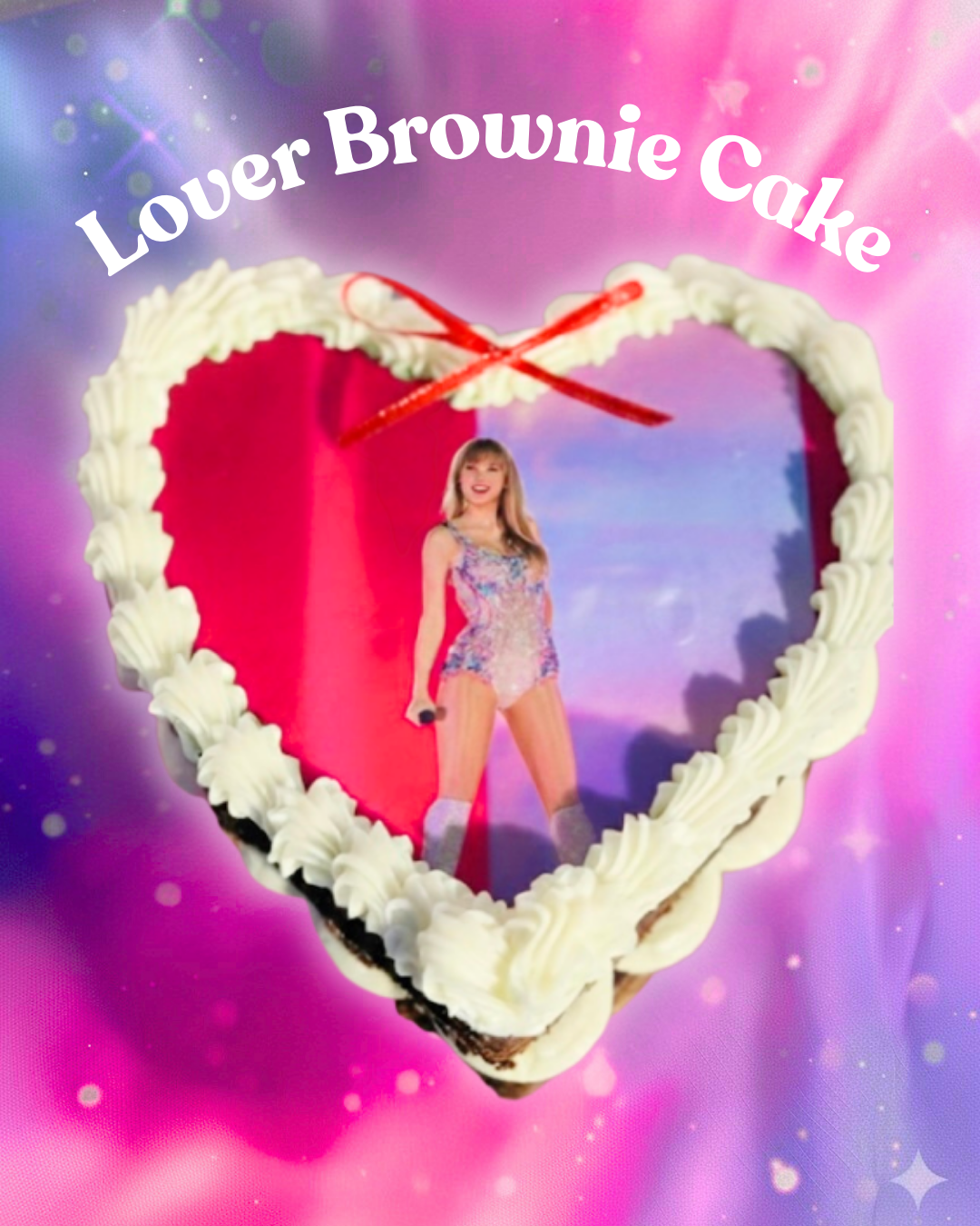 LOVER BROWNIE HEART CAKE