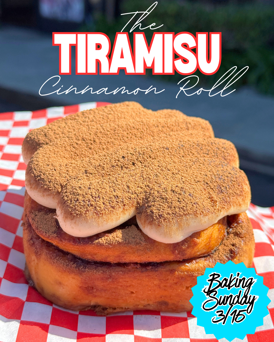 TIRAMISU CINNAMON ROLL