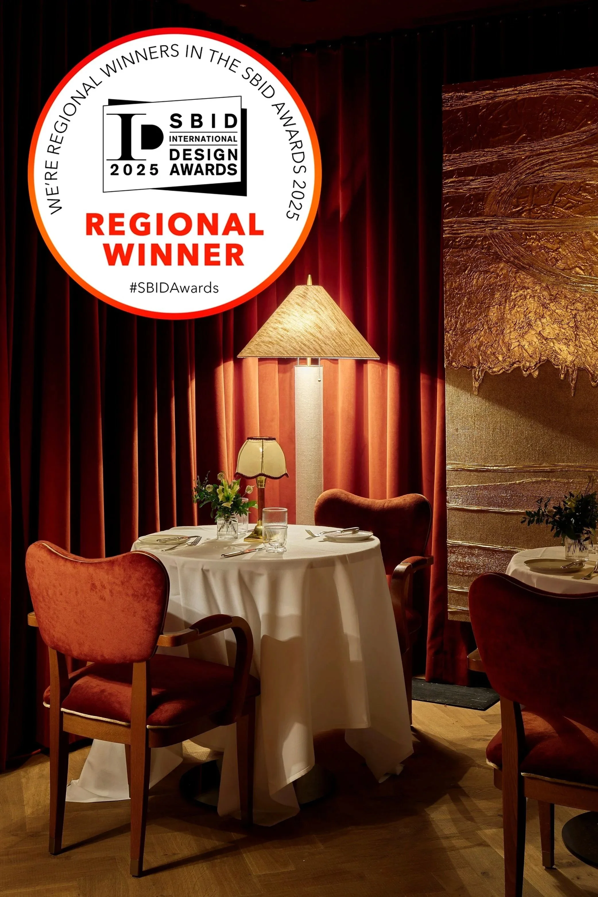 Crane Club by Laseu Studio, regional winner at the SBID International Design Awards 2025 for hospitality interior design.