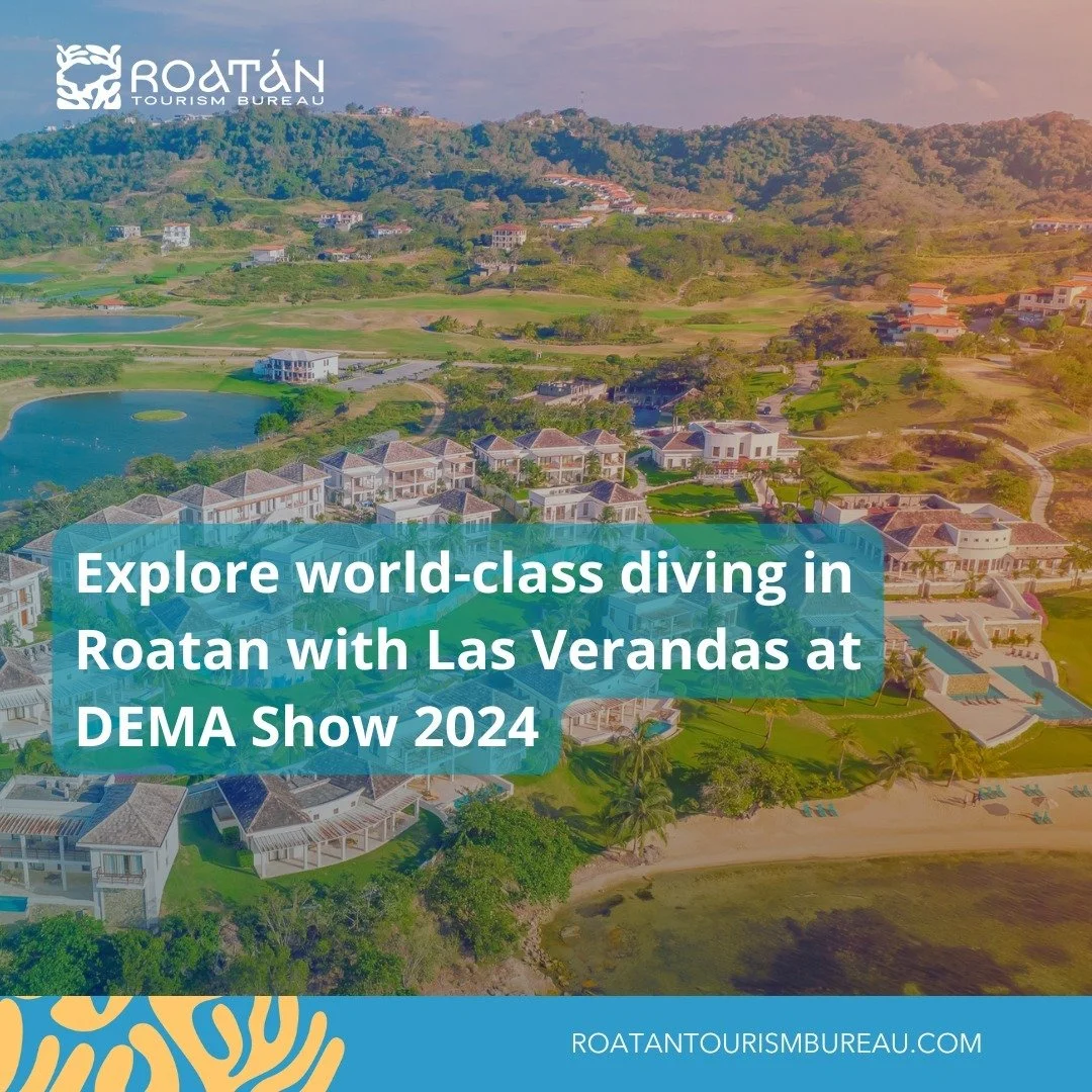 🌊 Dive into the beauty of Roatan with @lasverandas at the @demashow 2024 in Las Vegas! 🌴✨ 

From November 19-22, visit booth 2069-2071 to explore exclusive diving packages, luxurious accommodations, and unique water experiences that make Roatan a w