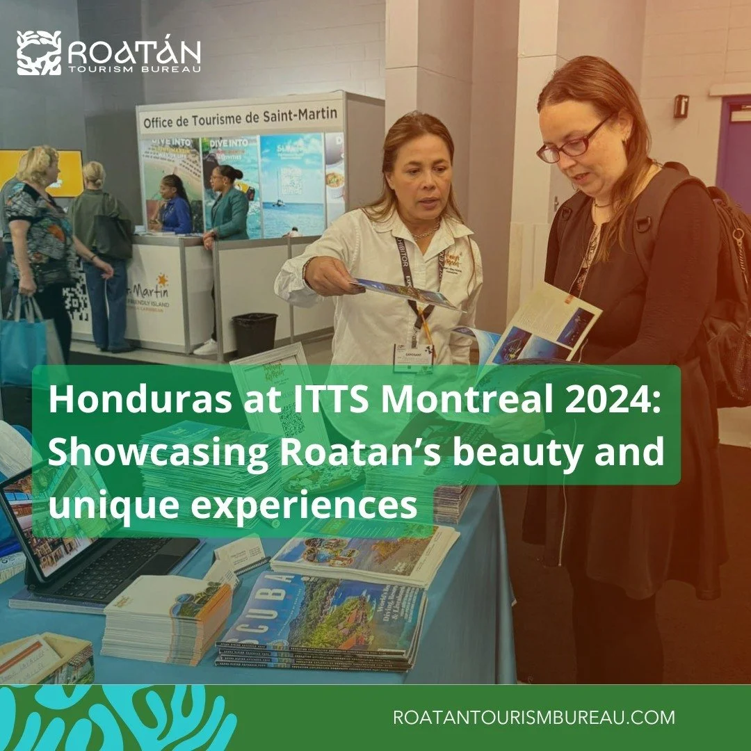 🌎 Honduras proudly participated in the International Tourism and Travel Show in Montreal, Canada!

From November 1-3, visitors from around the world discovered the beauty and unique experiences Honduras has to offer, with Roatan as a highlight 🌴🐠.